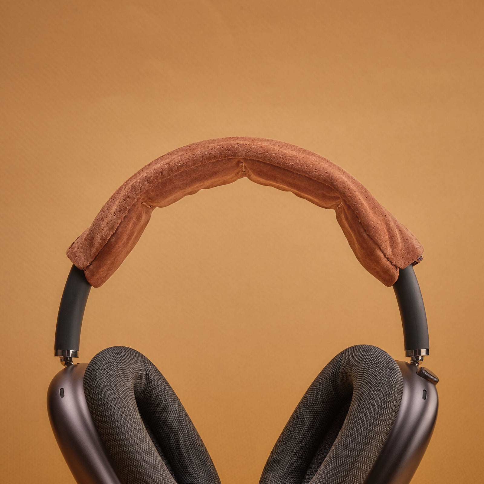 AirPods Max Cases. Headband Cushion for Headphones Tan by Capra Leather