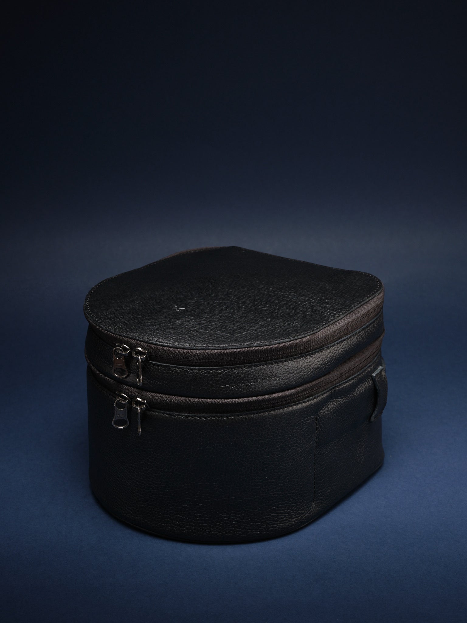 Dual Compartment. Apple Vision Pro. VR Headset Carry Case Black by Capra Leather