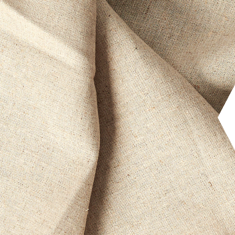 Close-up of natural linen used for the linings of Capra Leather pieces