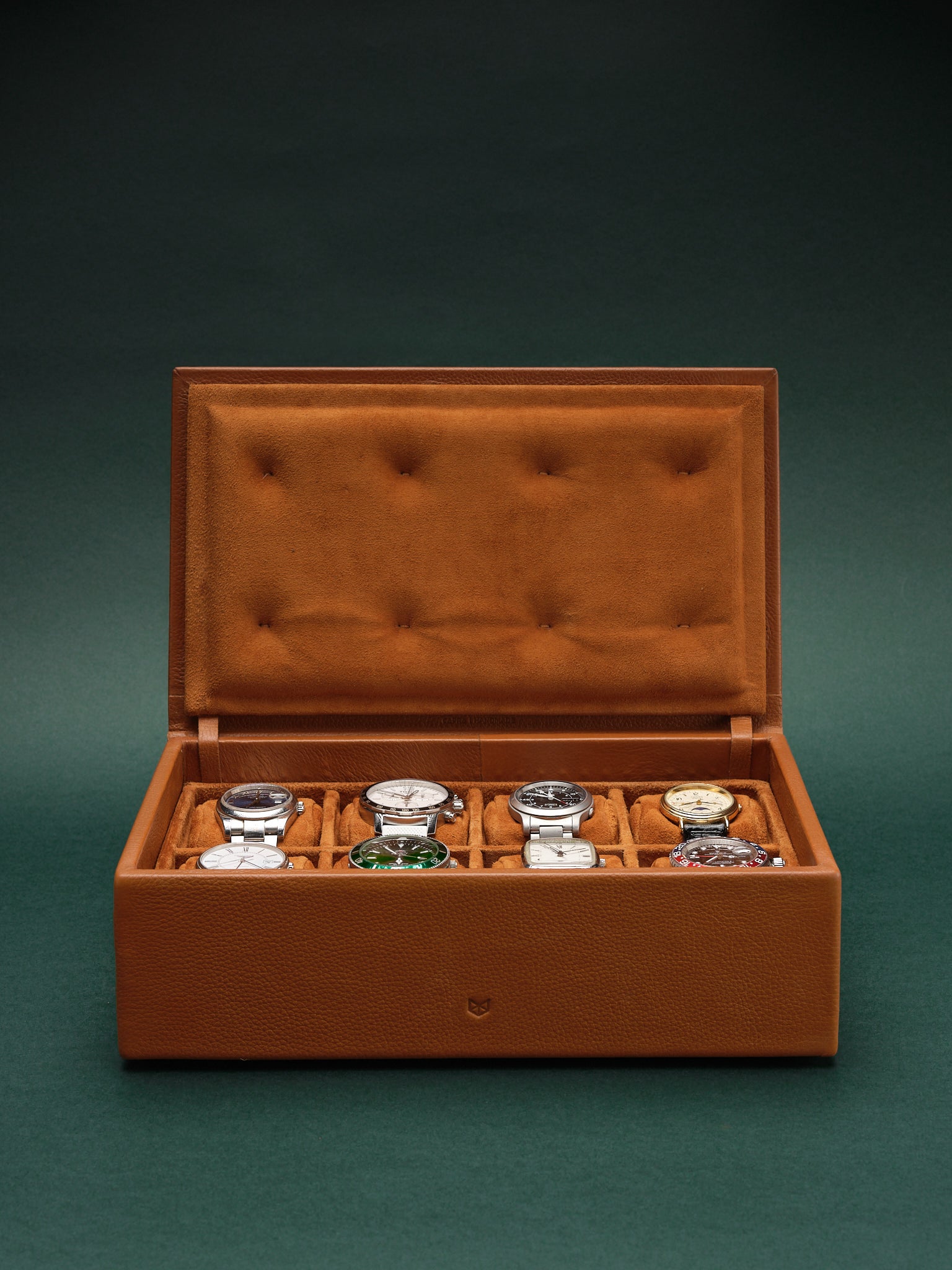 Watch Display Case Tan by Capra Leather