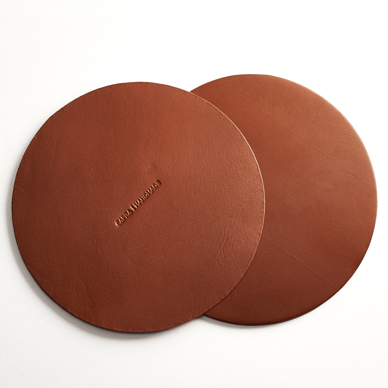 Honey Leather homepod pad, protect wood surfaces from white rings, mens cowhide coasters for apple smart speaker