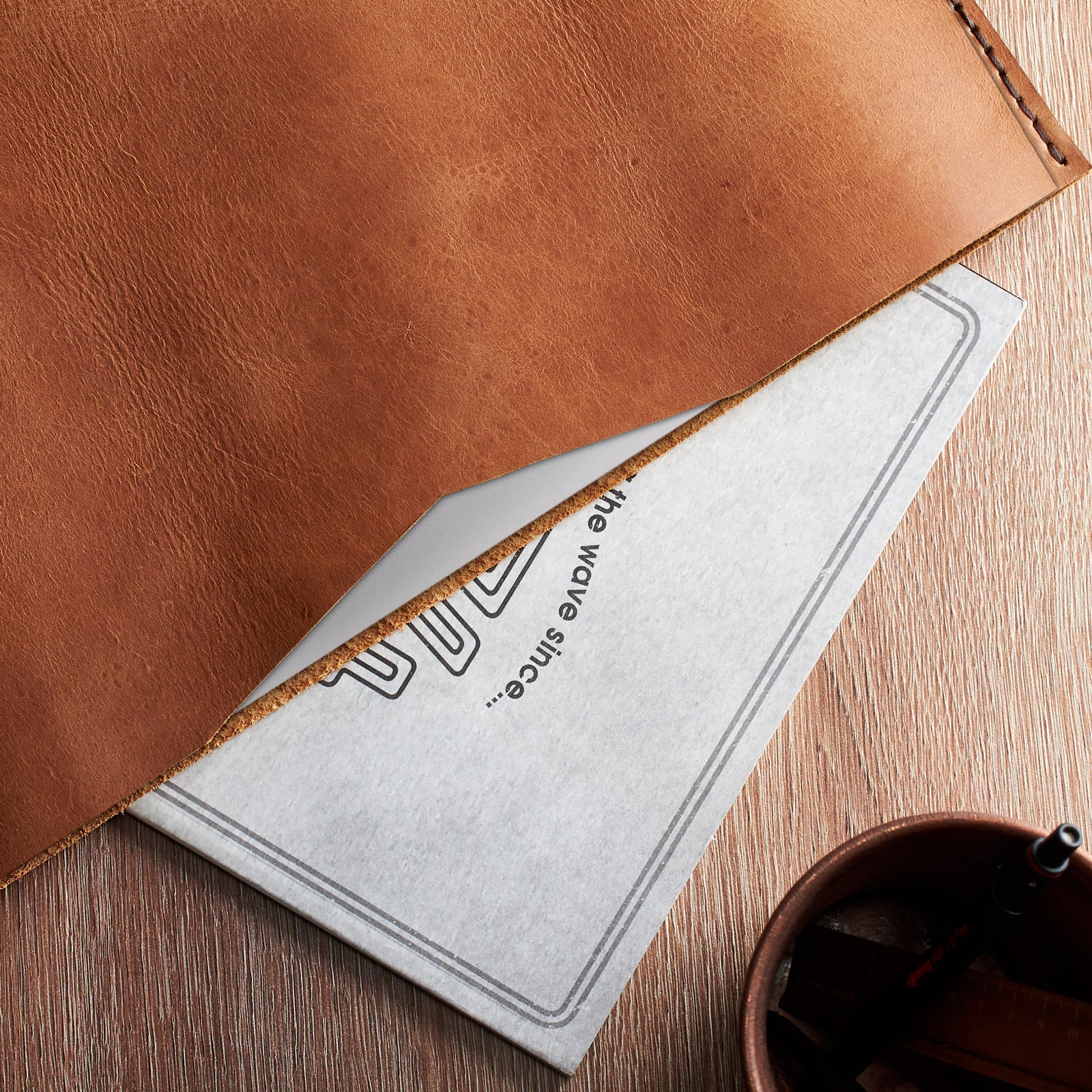 Style. Light brown Macbook Pro Touch id touch bar case leather