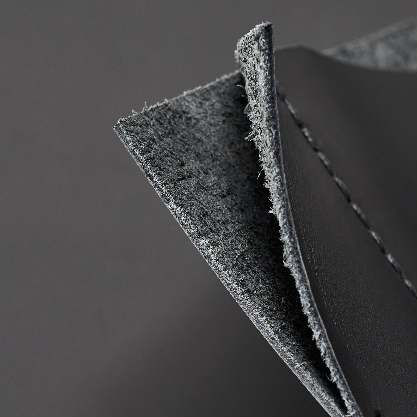 Texture detail. iPad pro black leather sleeve. hand stitched iPad pro leather sleeve. iPad cover, iPad protector, hand stitched cases for men