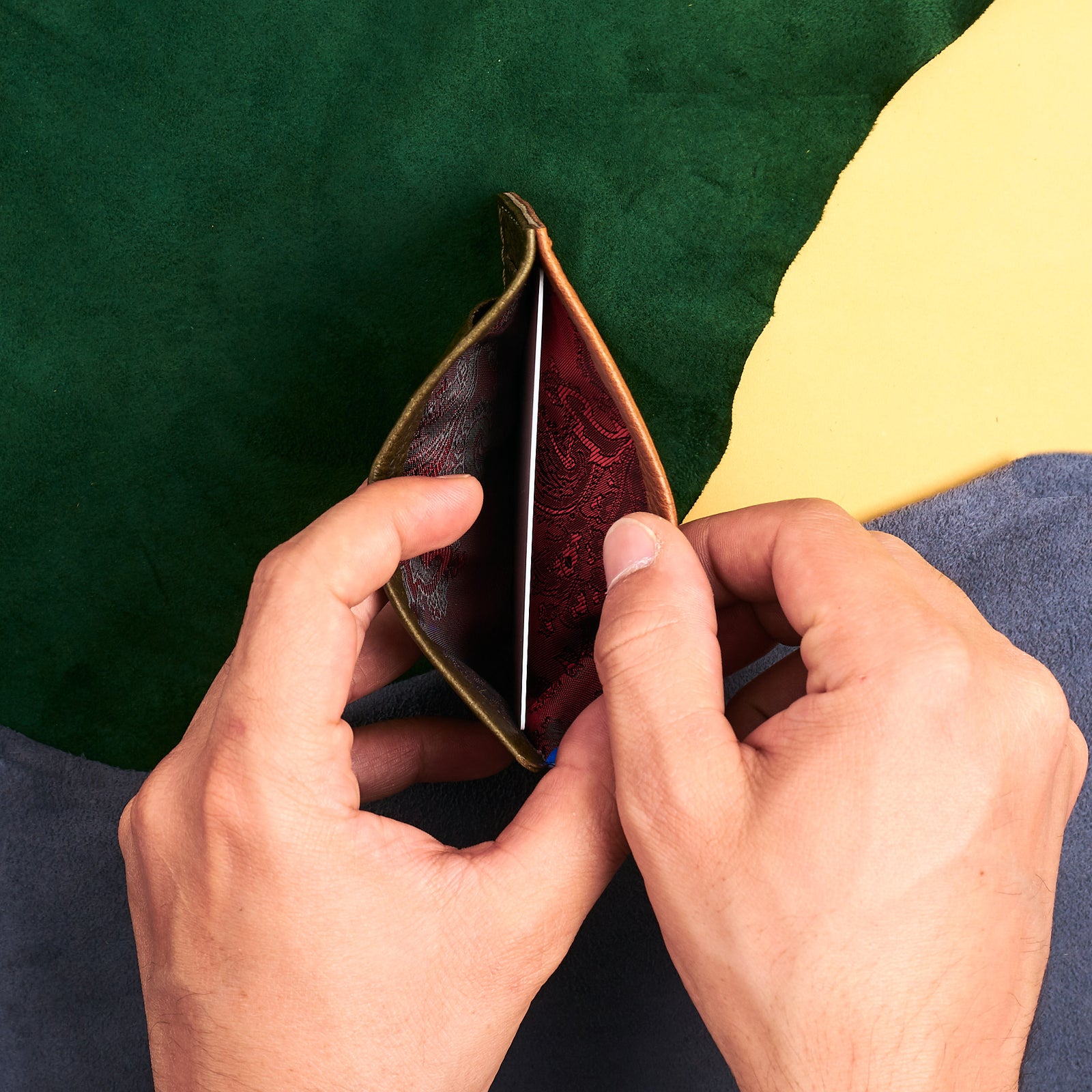 Style. Slim Card Holder Wallet Remix by Capra Leather