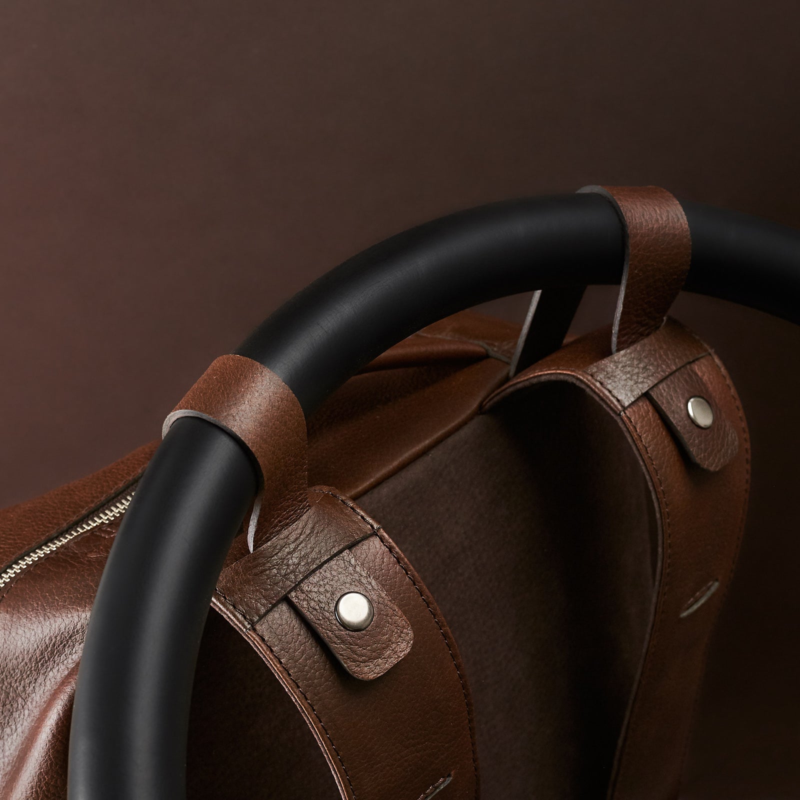 brown leather diaper bag backpack by capra