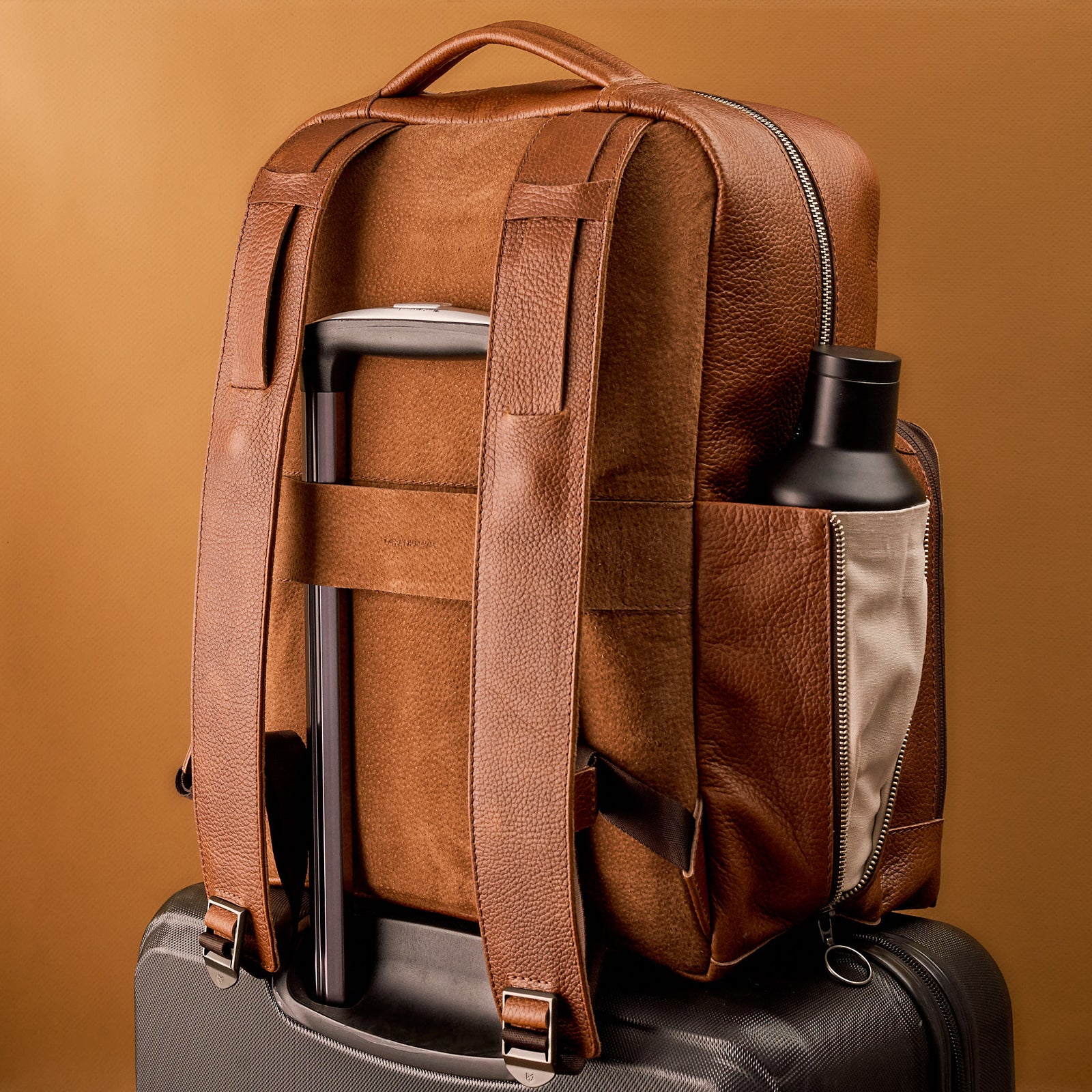 best diaper bag backpack tan by capra leather