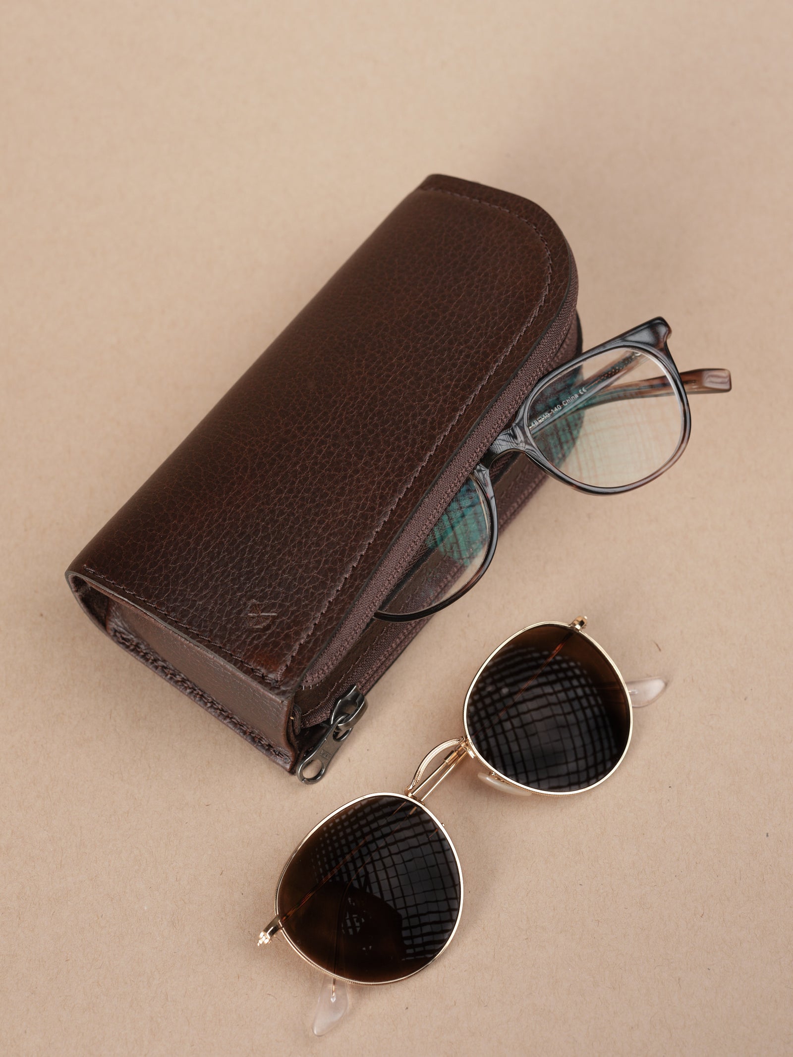 Gucci sunglass case dark brown
