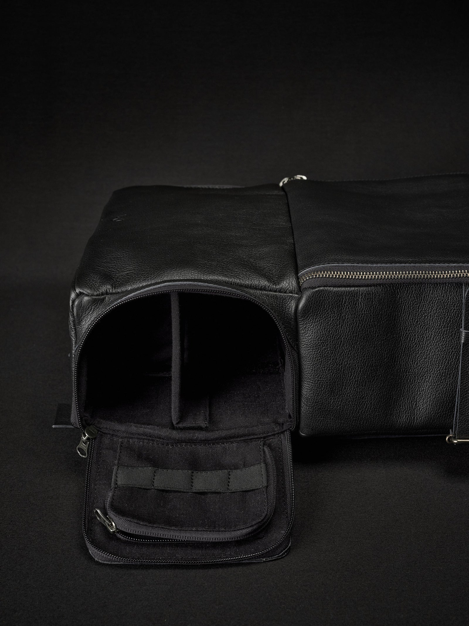 photography backpacks black by capra leather