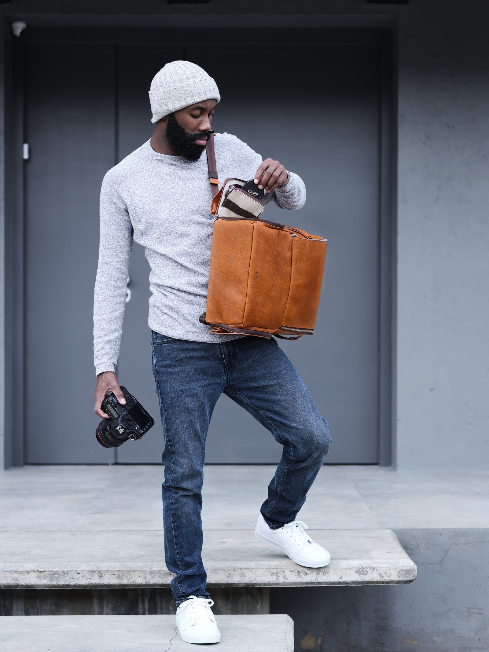 best camera bags tan by capra leather