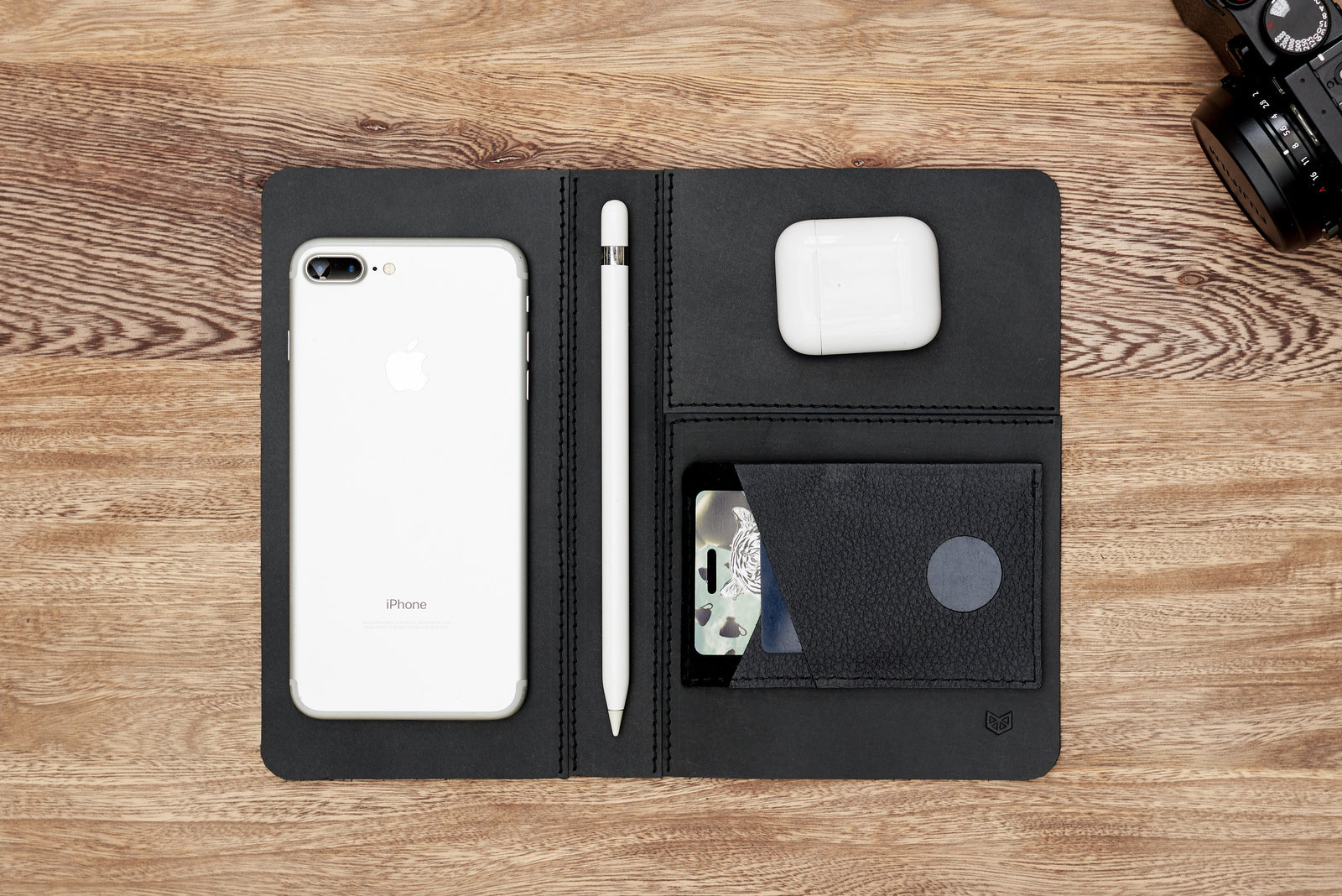 Cover. EDC Organizer Pad Black by Capra Leather