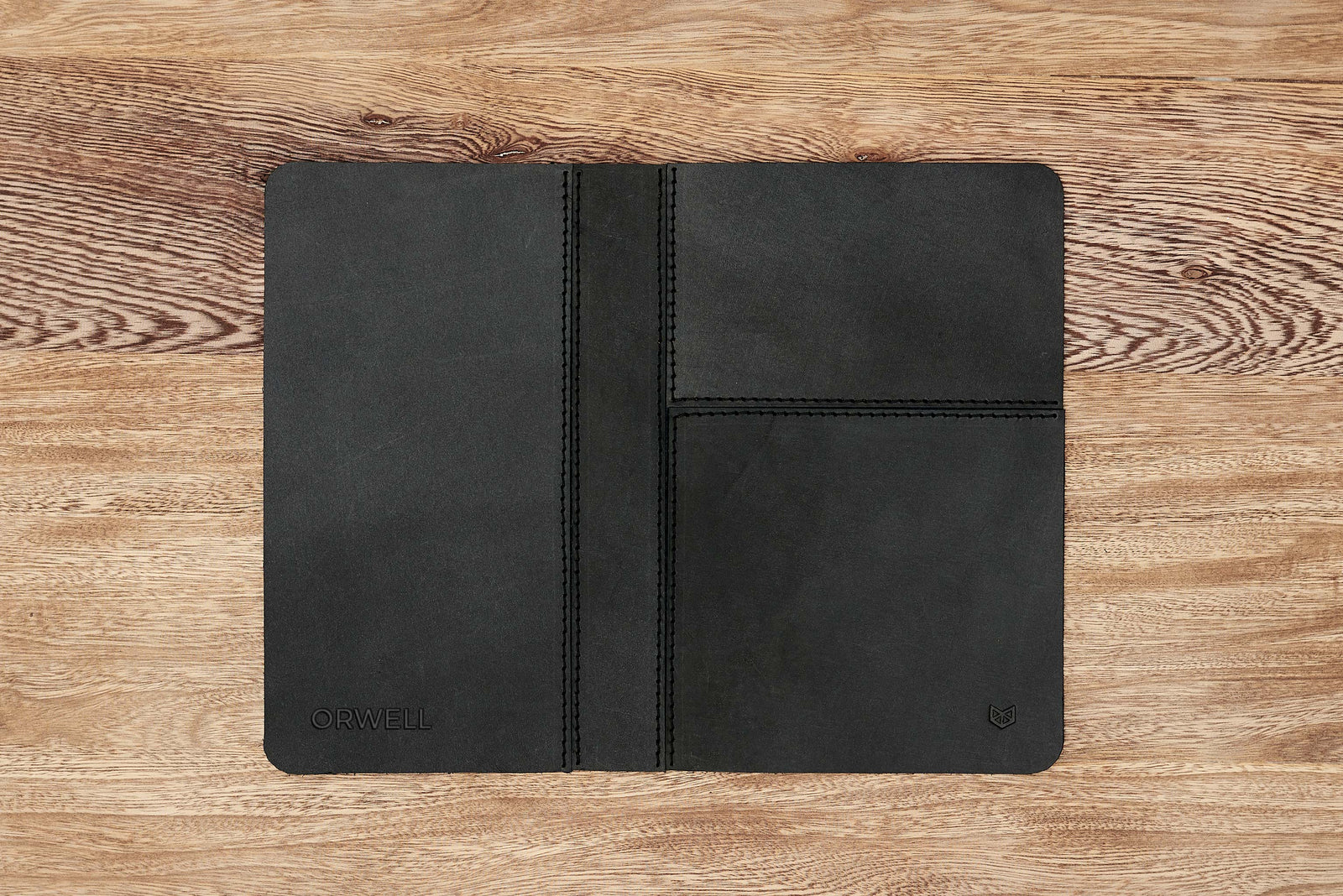 Everyday Carry. EDC Organizer Pad Black by Capra Leather