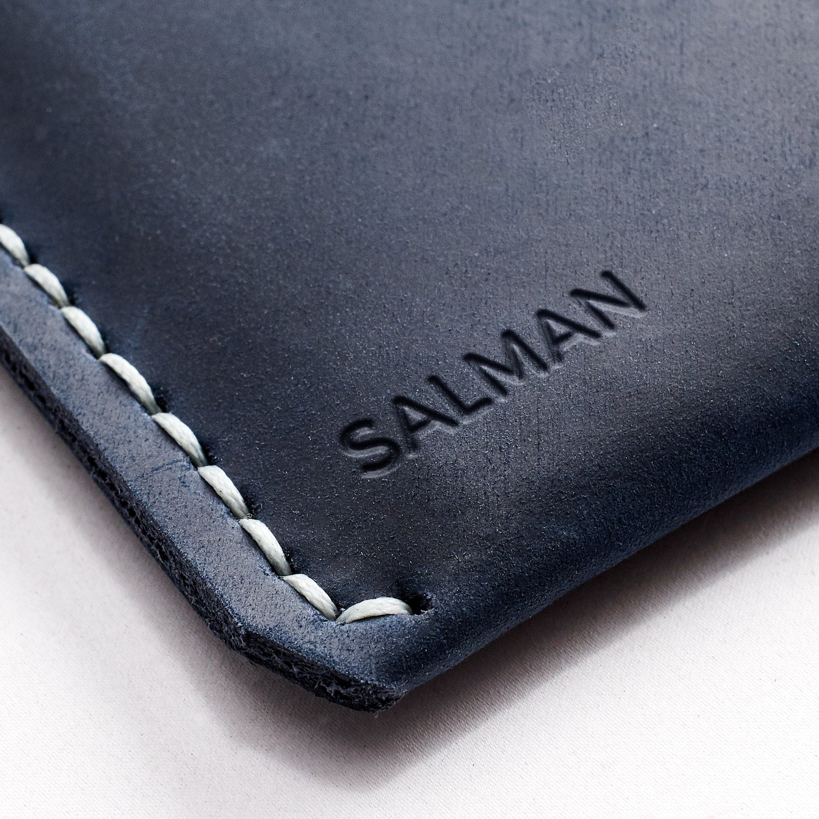 Custom engraving. Blue leather sleeve for iPad pro 10.5 inch 12.9 inch. Mens gifts