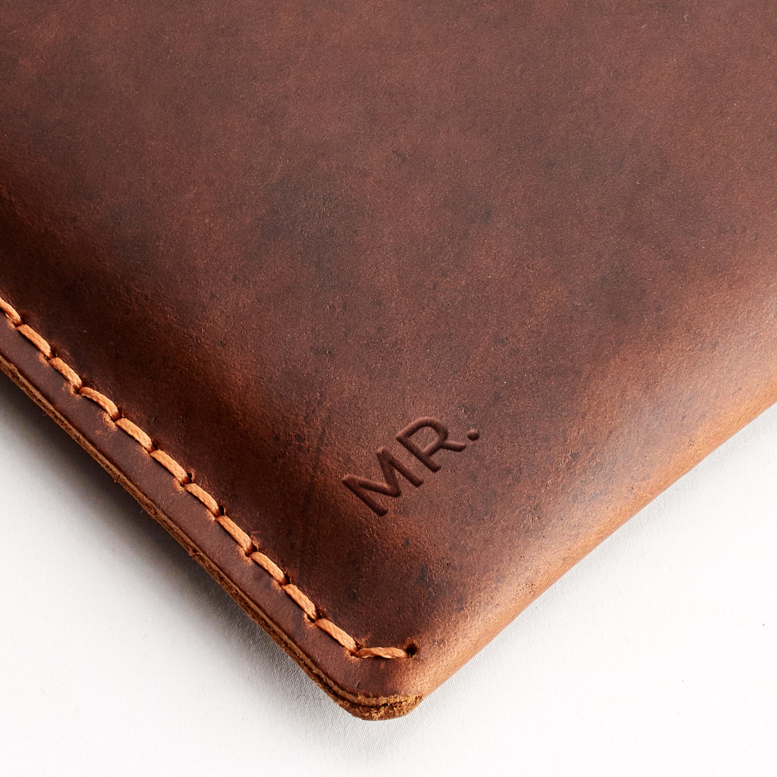 Custom engraving. Tan brown Macbook Pro Touch bar sleeve. Mens leather folio. Custom case for mens gifts