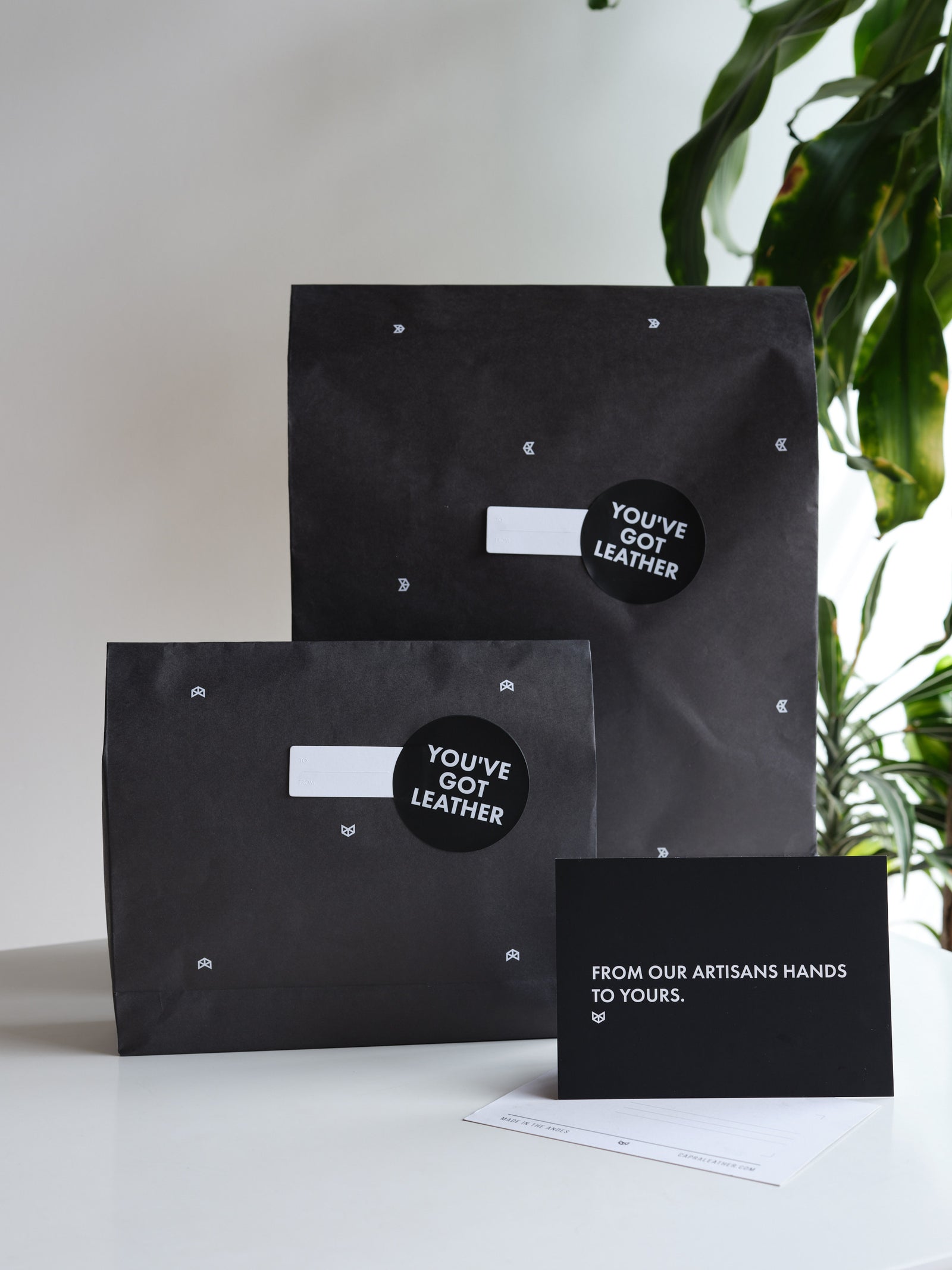 From our artisans hands to yours. Father's Day Gift Wrap by Capra Leather