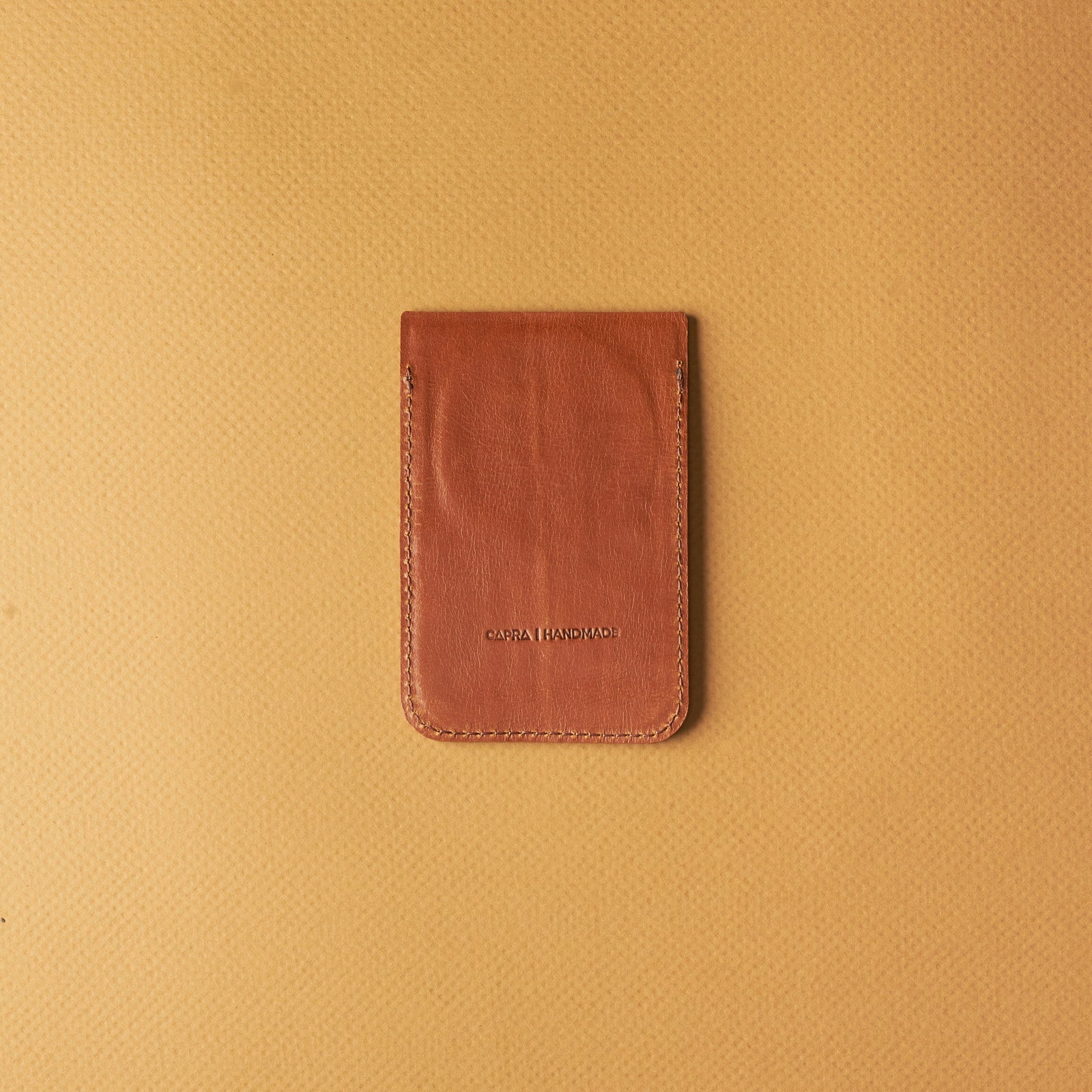 Back. Small Gear Travel Pouch 2 Tan by Capra Leather