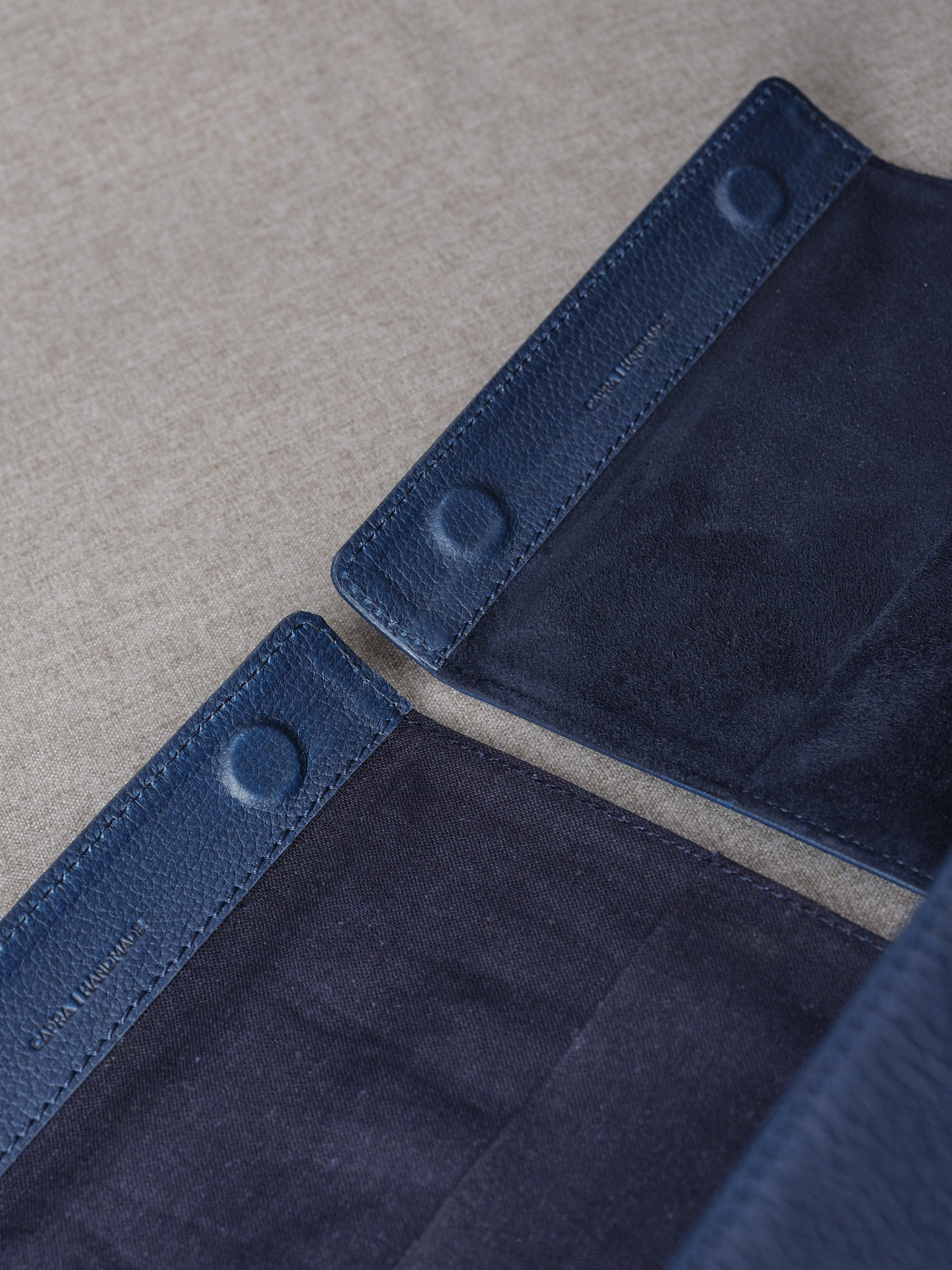 Gucci sunglass case navy by Capra Leather