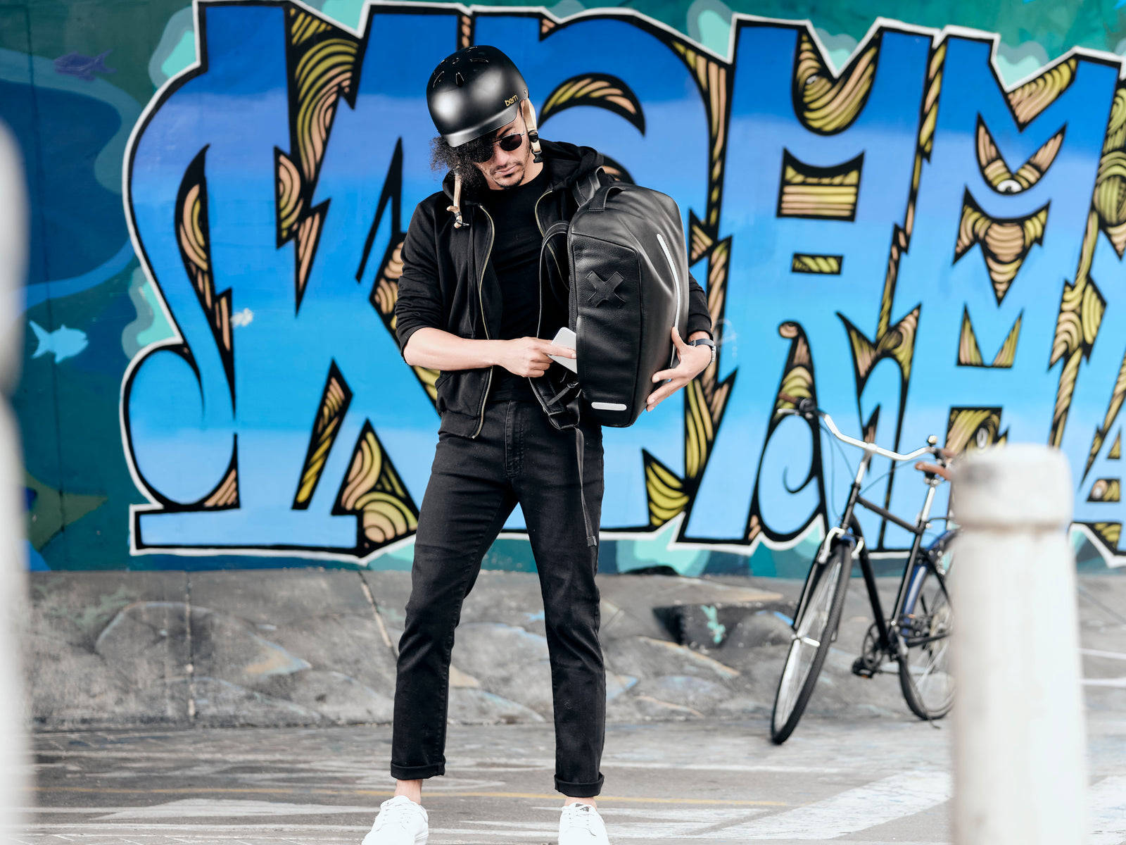 mens leather backpacks black by capra leather