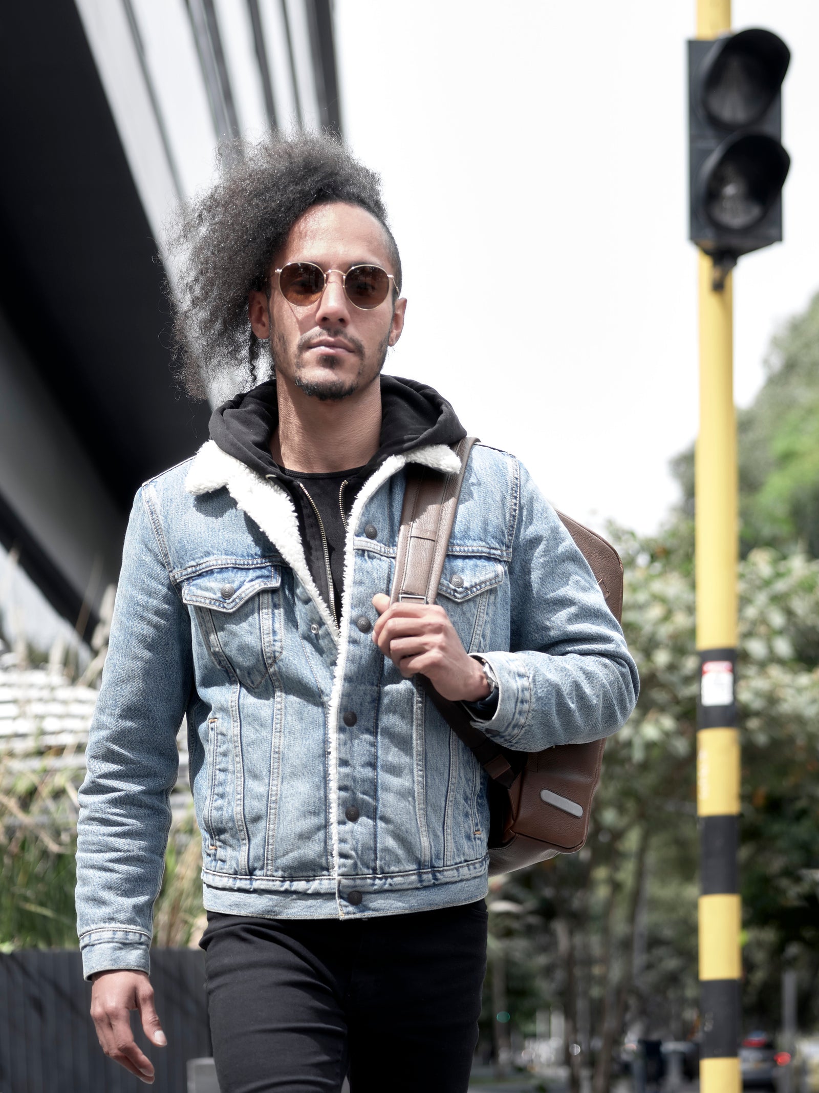 stylish laptop backpack brown by capra leather