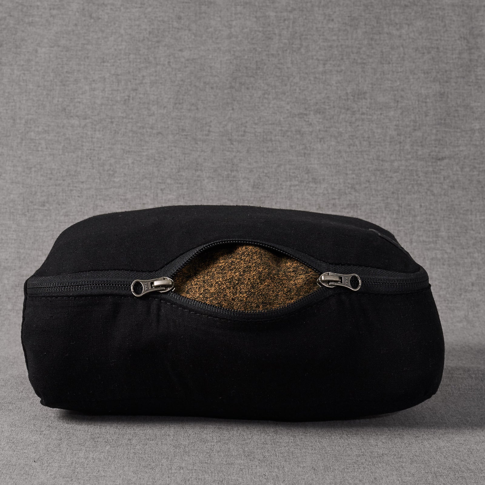 Black Linen Packing Cubes, Clothes Storage by Capra Leather