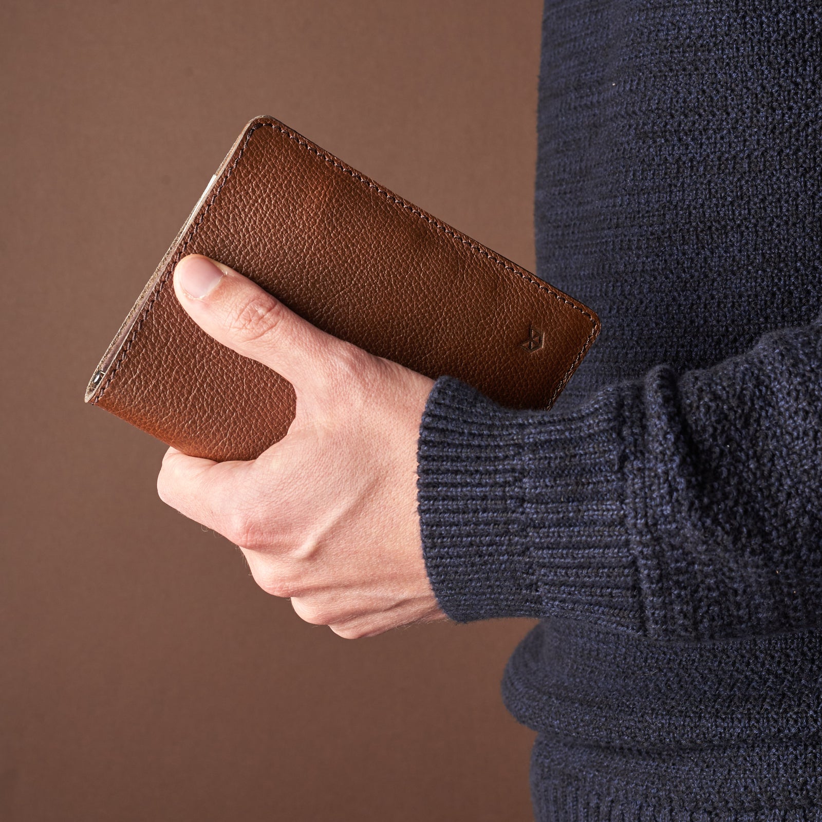 Travel wallet. Pocket Passport Holder Travel Wallet Brown by Capra Leather