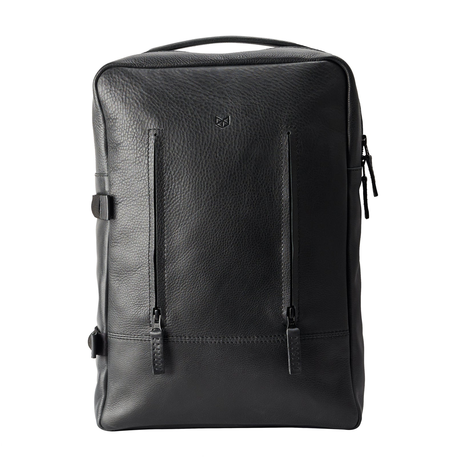 Handmade Tamarao Backpacks Rucksacks in Black by Capra Leather