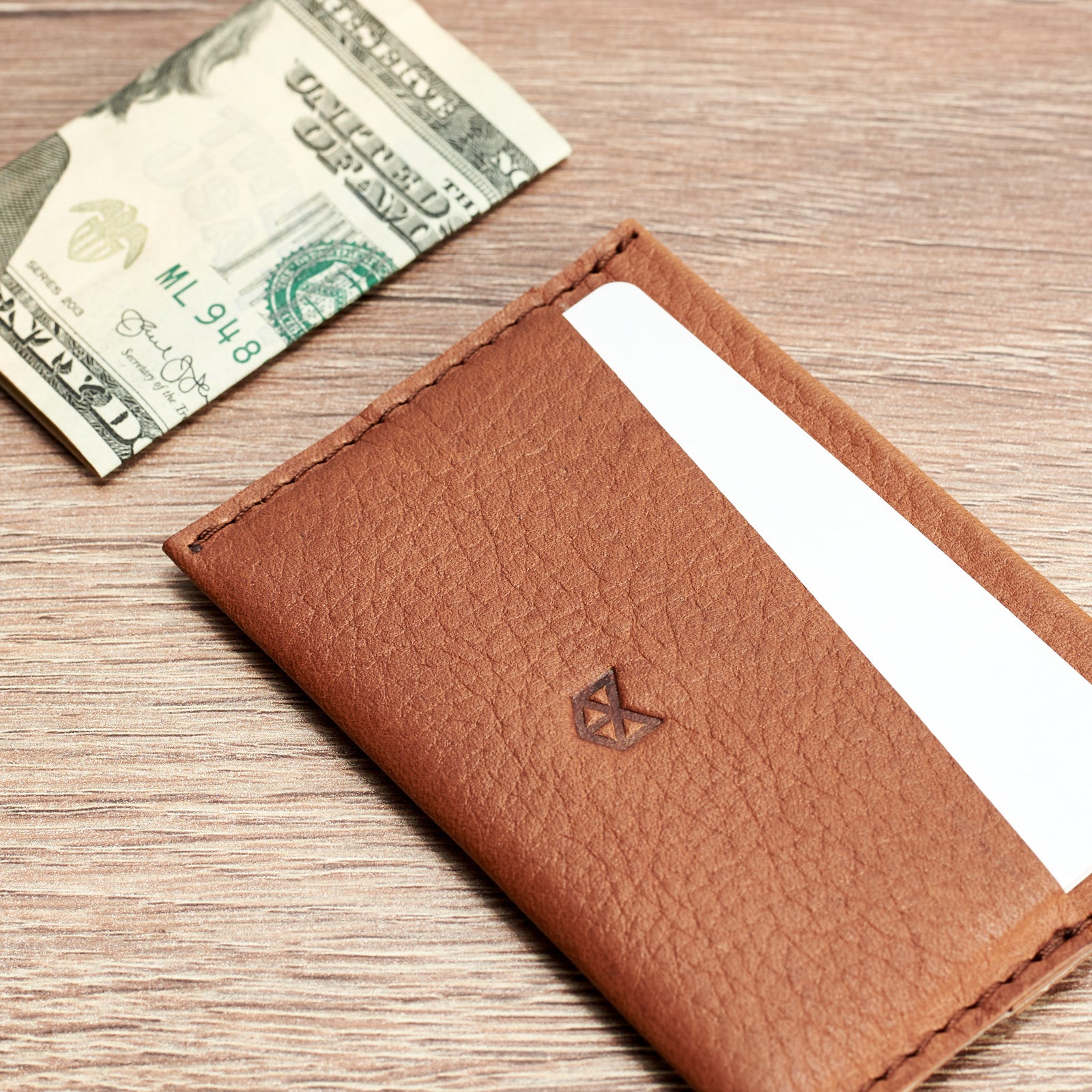 Style. Light brown leather card holder. Gifts for men, leather tan card holder, handmade accessories, minimalist designer cards wallet