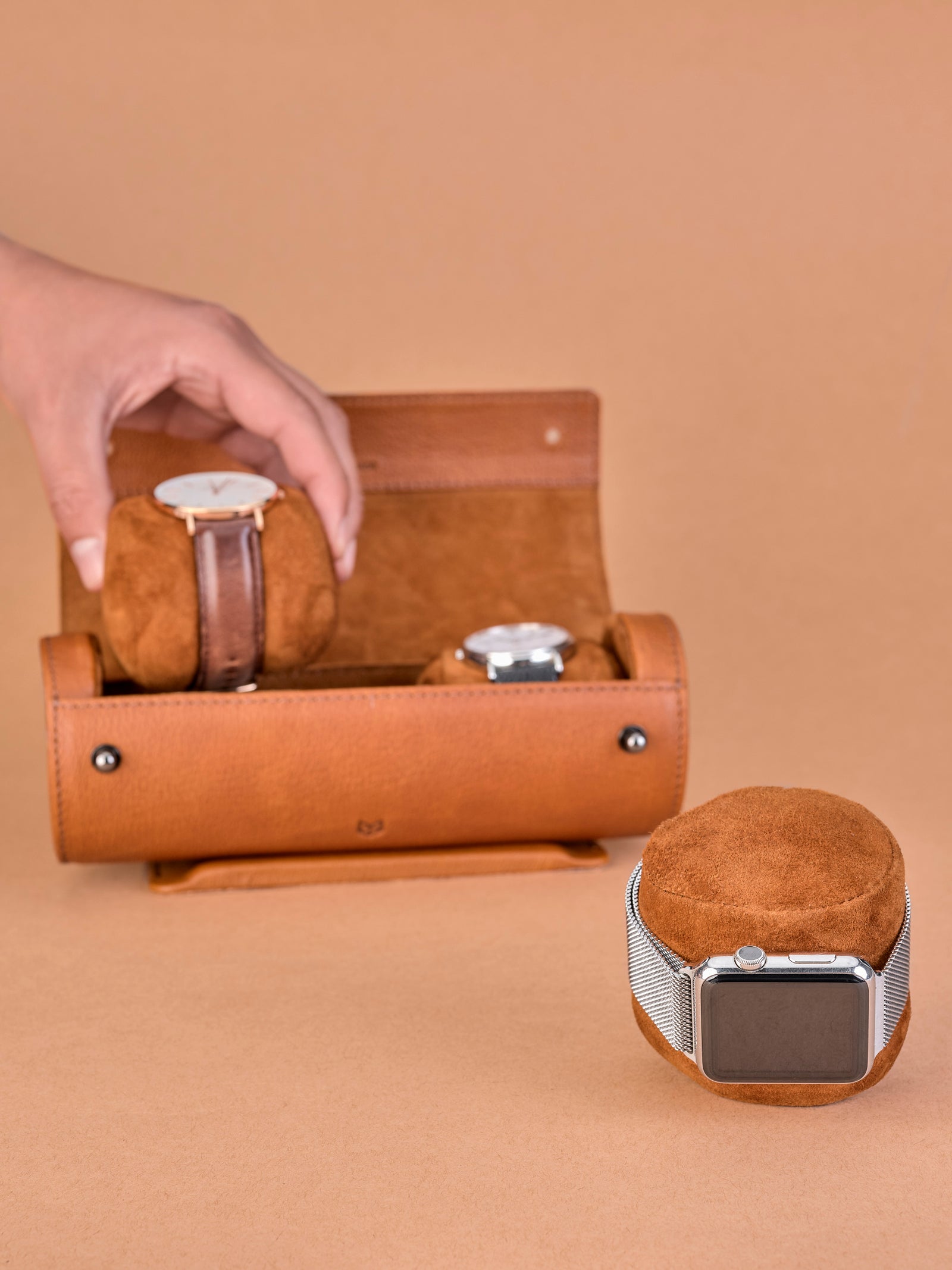 Omega watch case tan