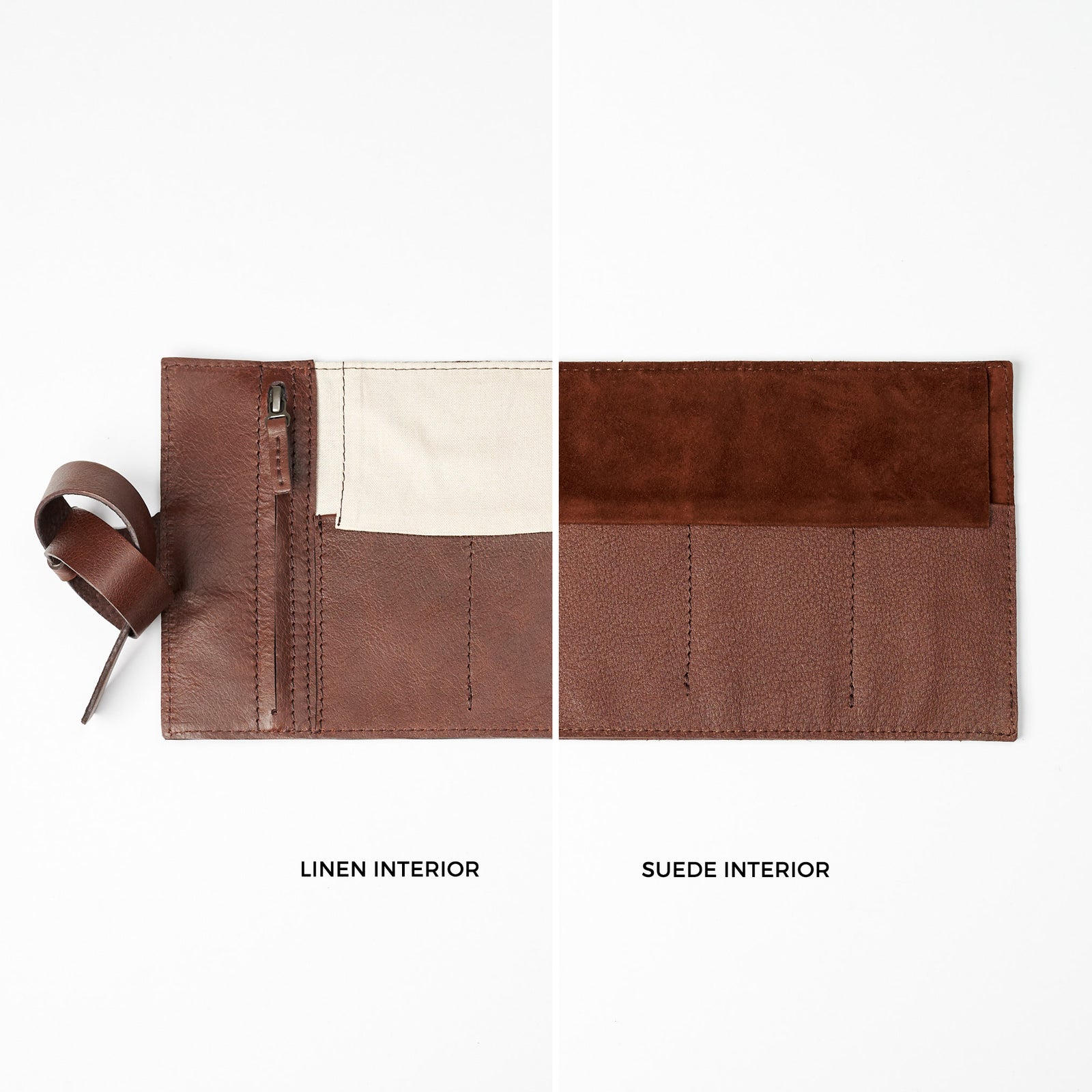 Watch rolls brown by Capra Leather