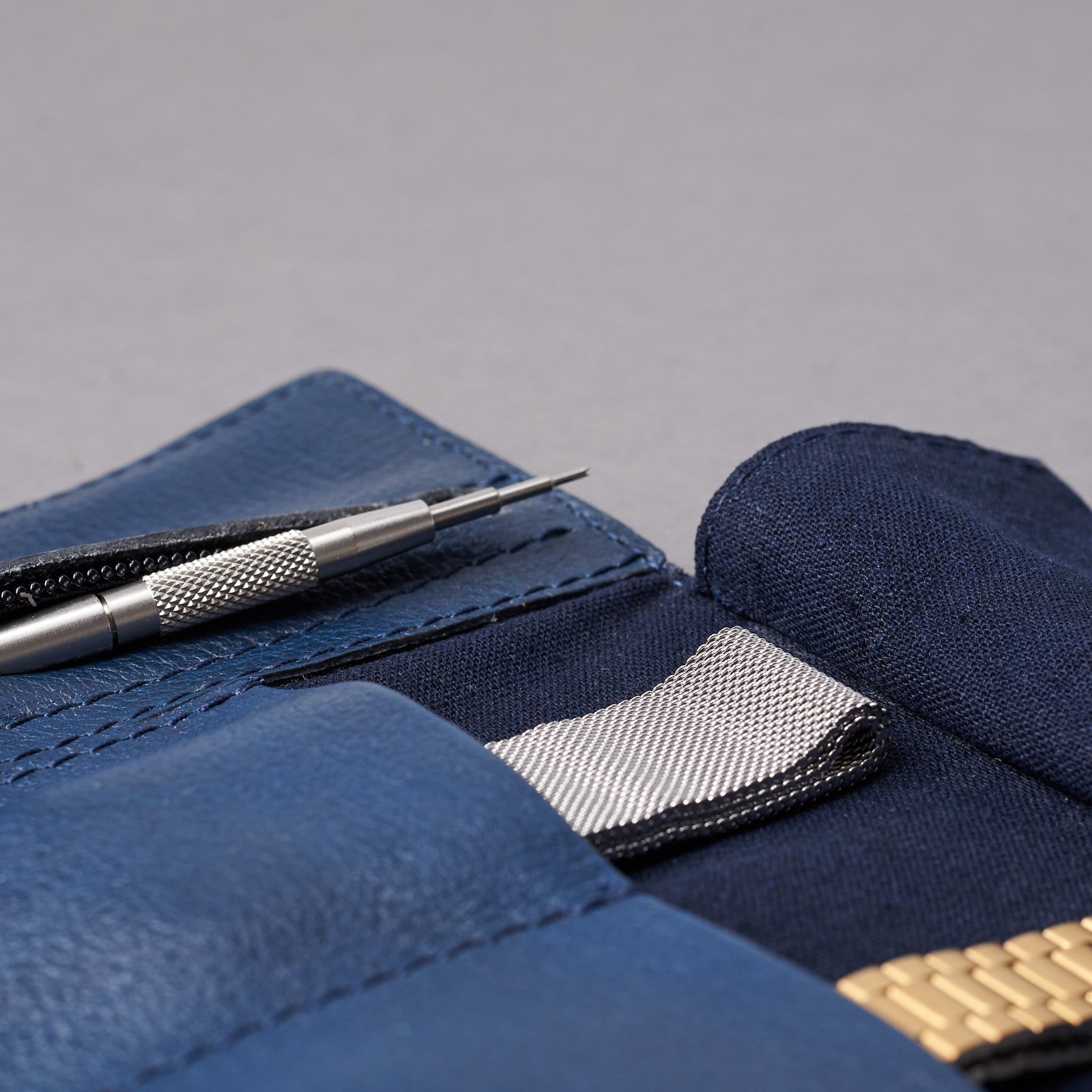 Goyard watch roll navy