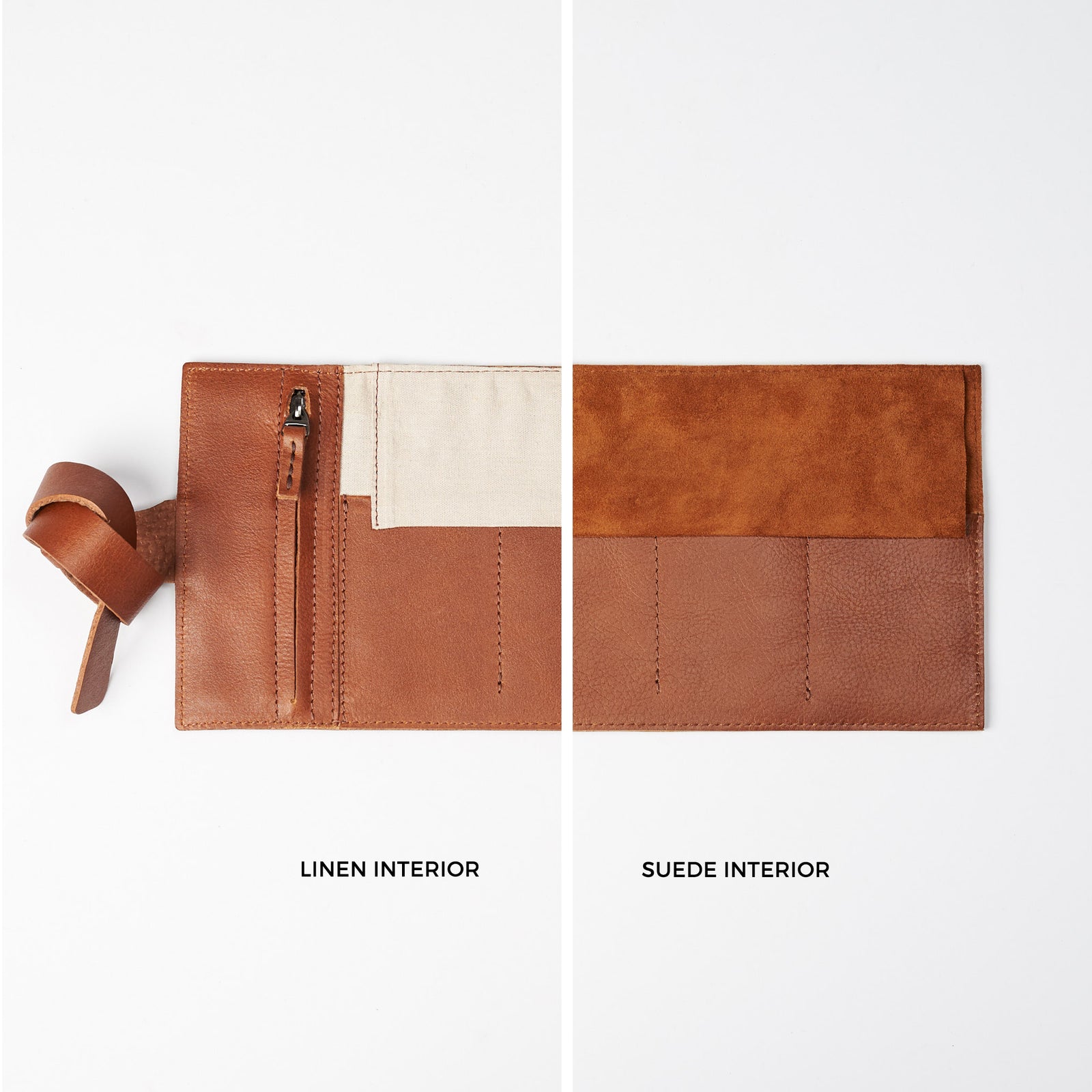 Leather watch pouch tan by Capra Leather