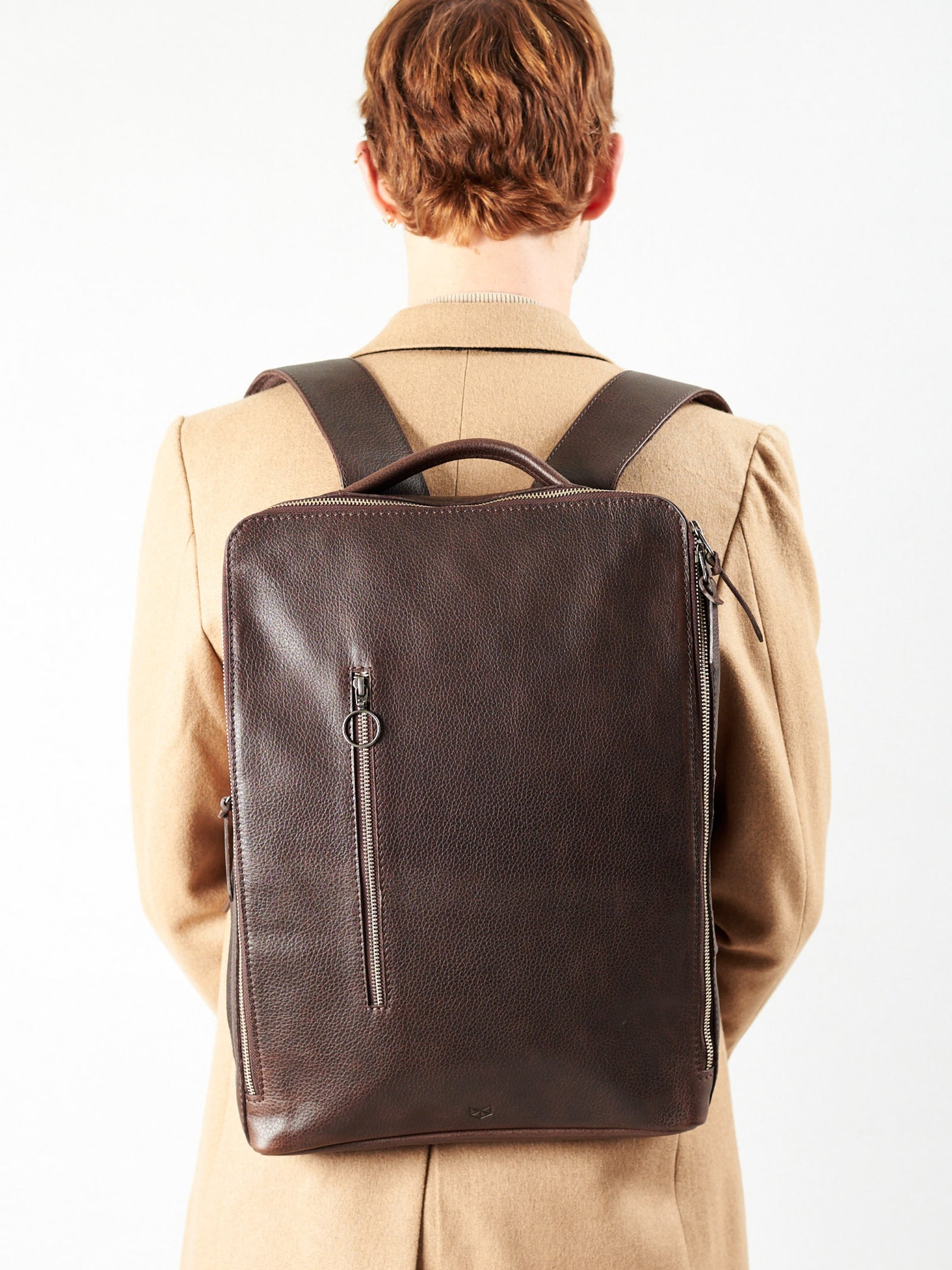 Saola Tech Backpack Carefully organized Capra Leather