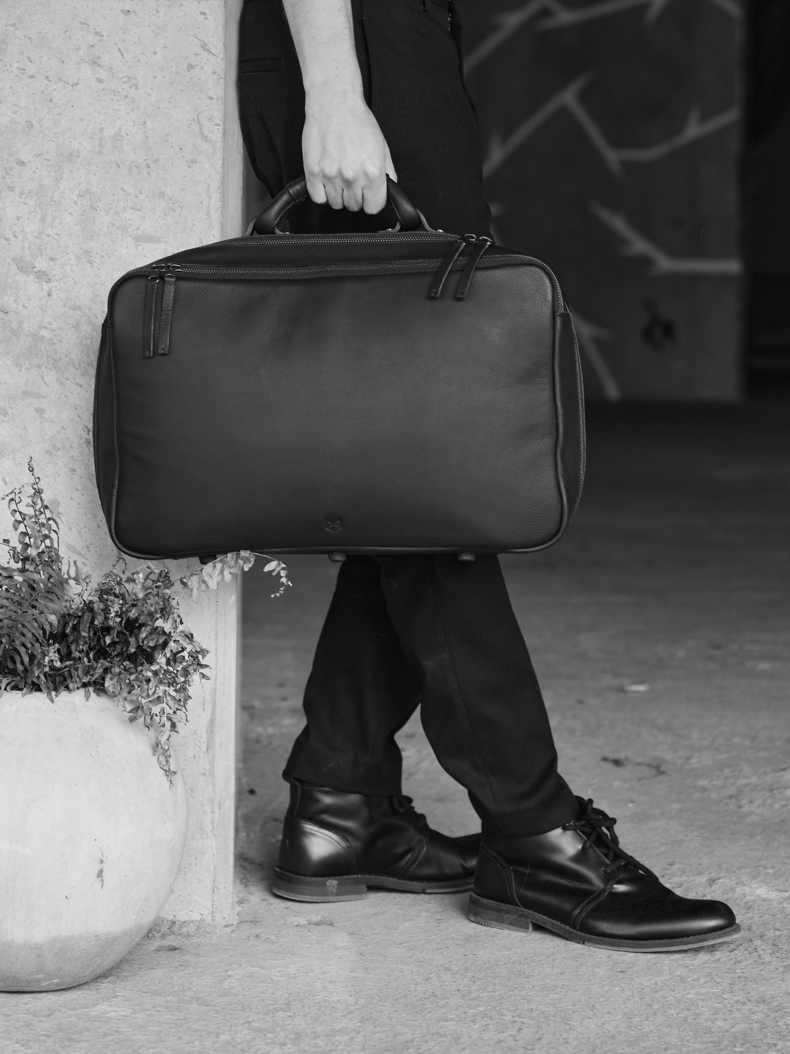 Stylish Travel Weekender Bag by Capra Leather