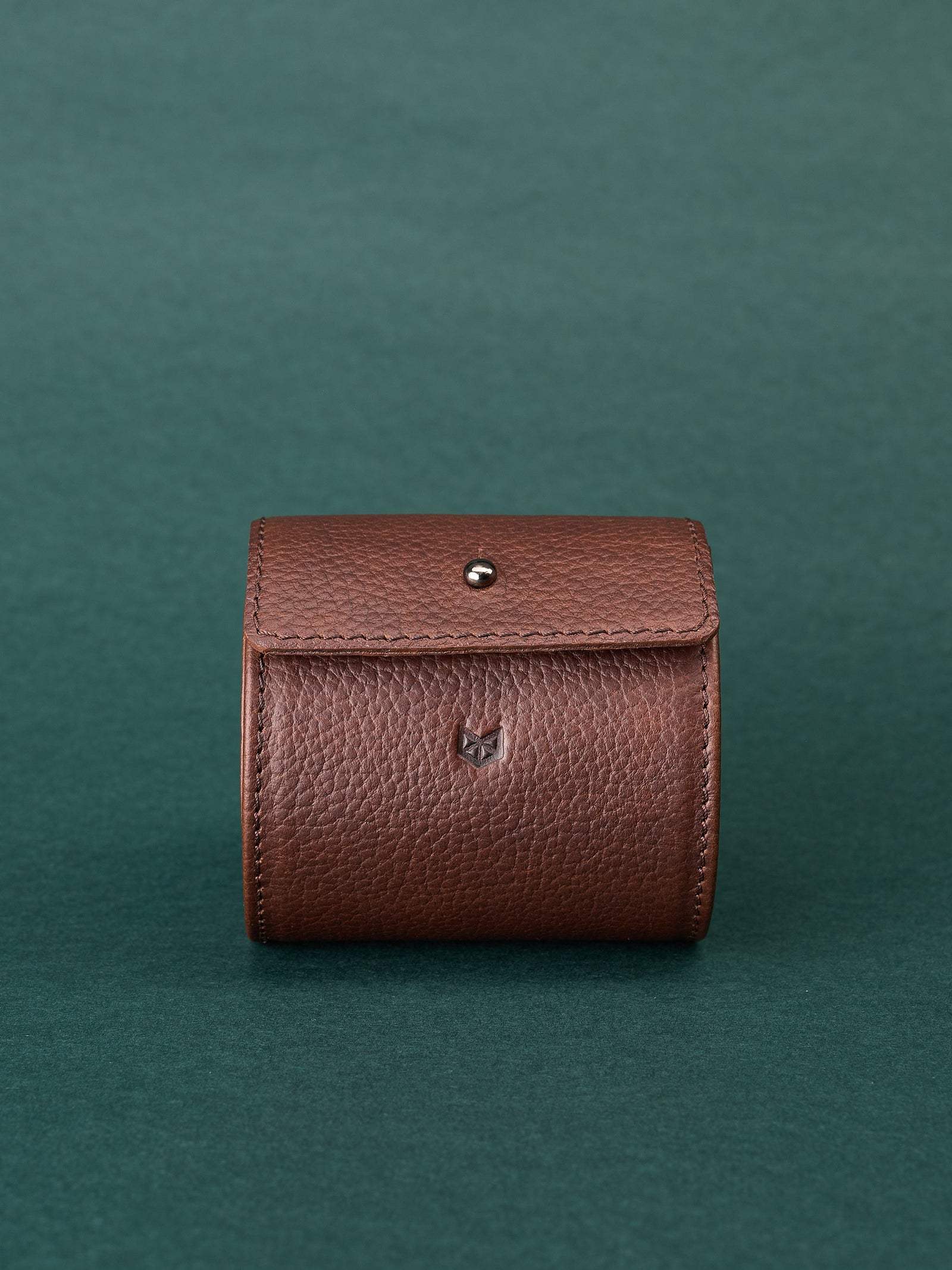 Single Watch Case Brown by Capra Leather