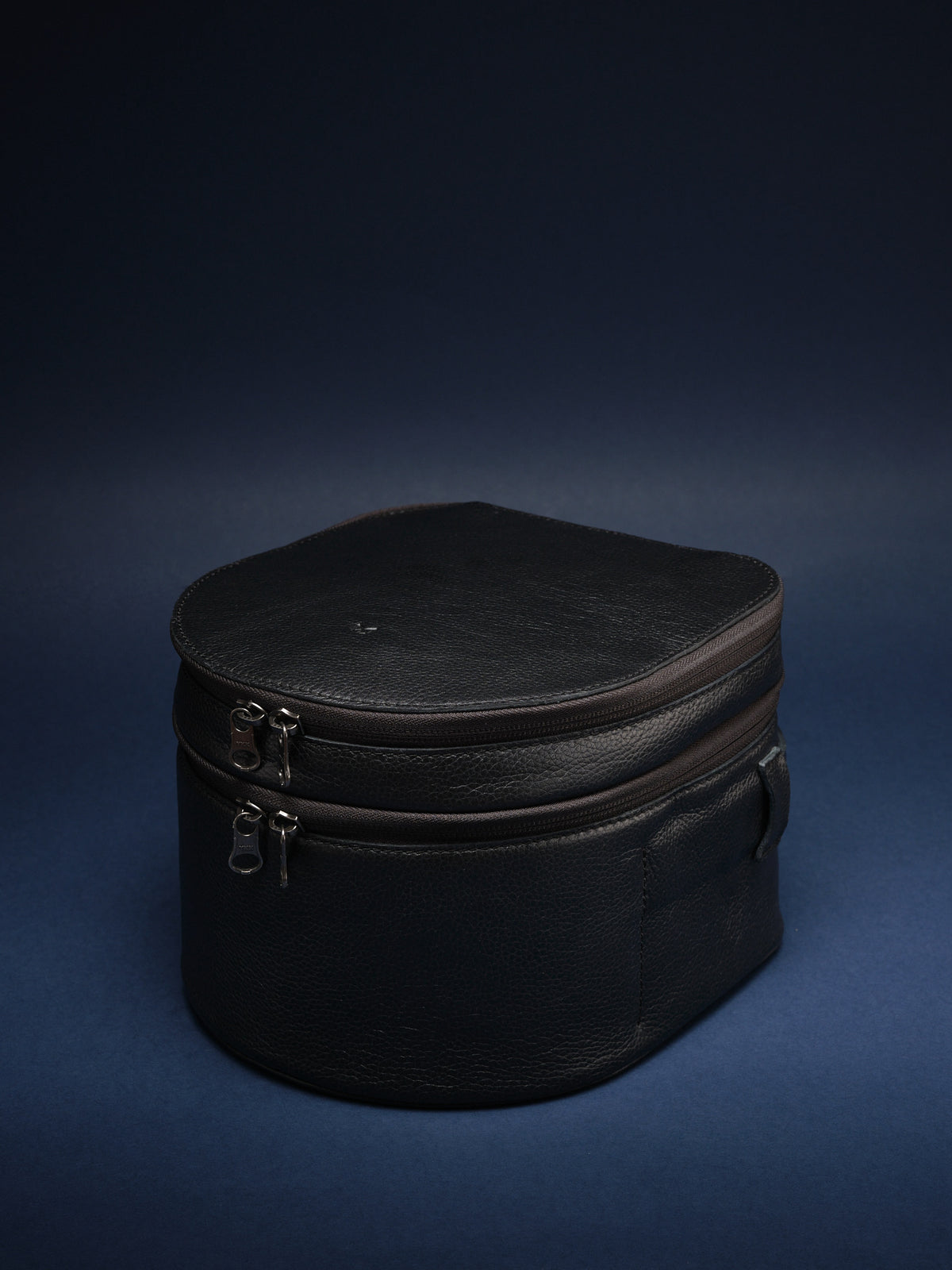 Dual Compartment. Apple Vision Pro. VR Headset Carry Case Black by Capra Leather