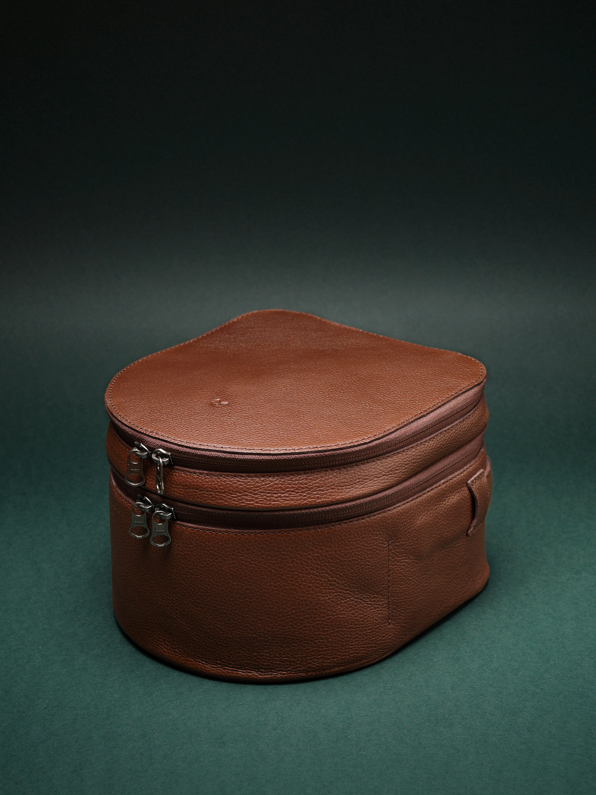 Case for Mixed Reality Headset. VR Headset Box Brown by Capra Leather