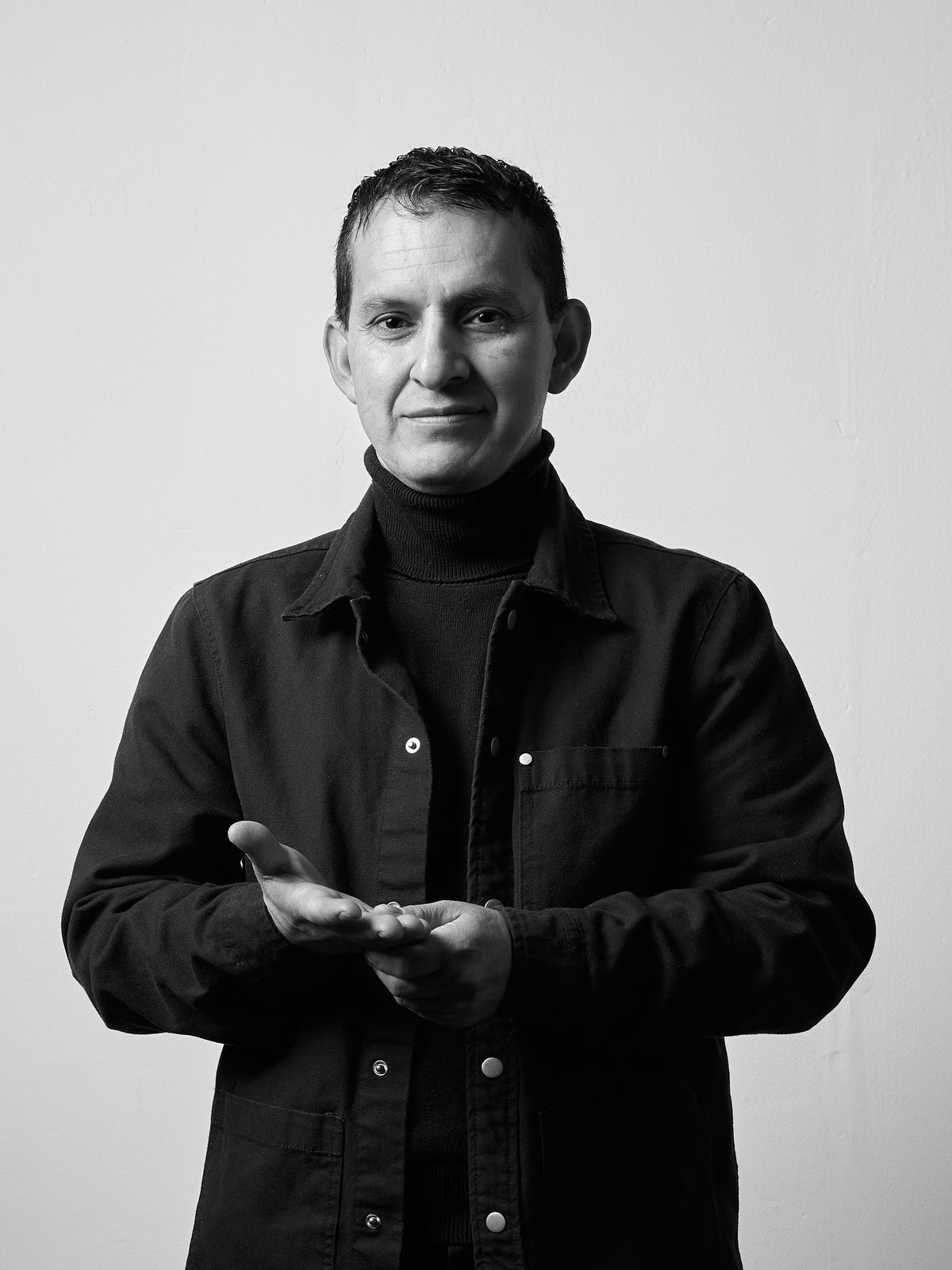 Portrait of Jose Bravo, Artisan at Capra Leather in Bogotá