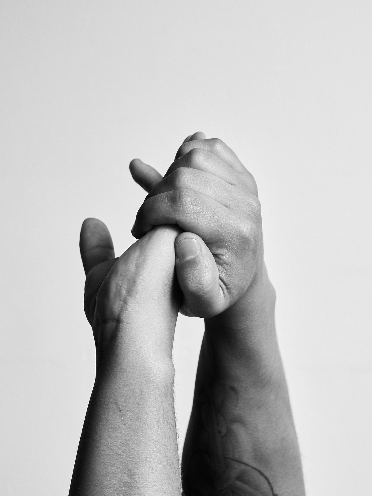 Hands of Kevin Carlosama, Artisan at Capra Leather in Bogotá
