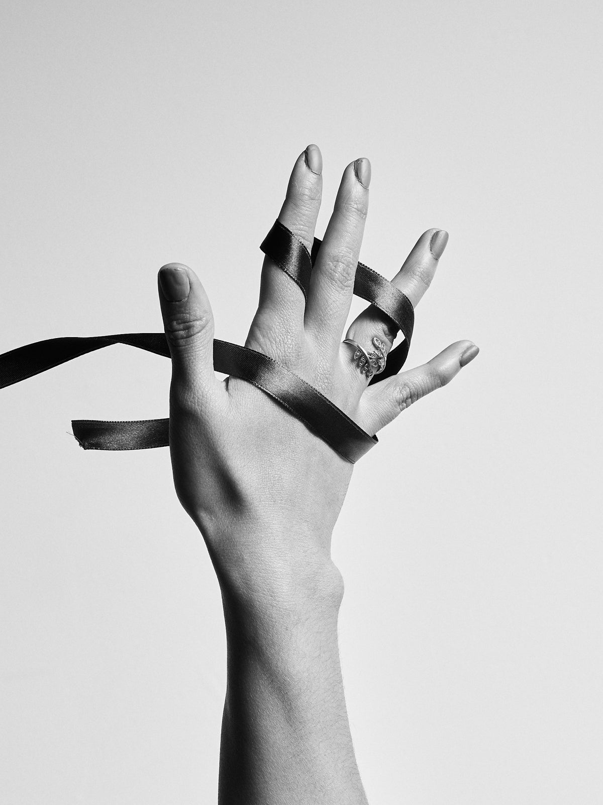 Hands of Luisa Sierra, Customer Steward at Capra Leather in Bogotá