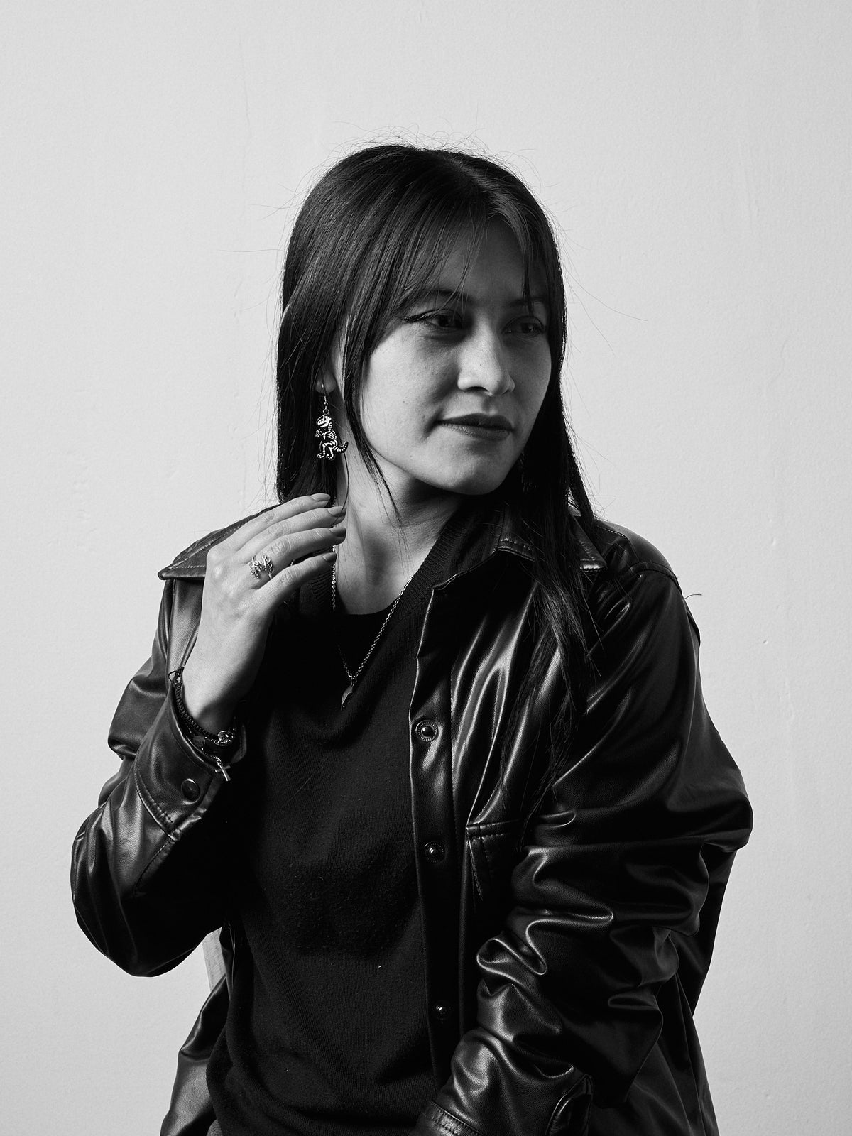 Portrait of Luisa Sierra, Customer Steward at Capra Leather in Bogotá