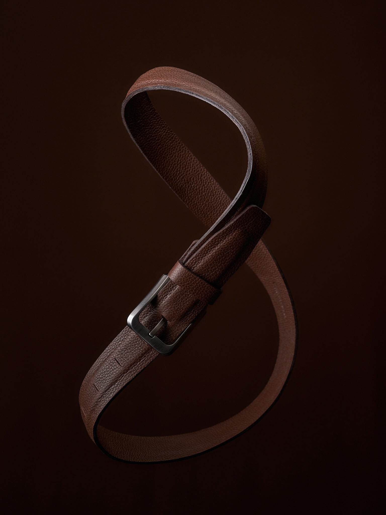 Custom Size Belt. Brown Leather Belt by Capra Leather