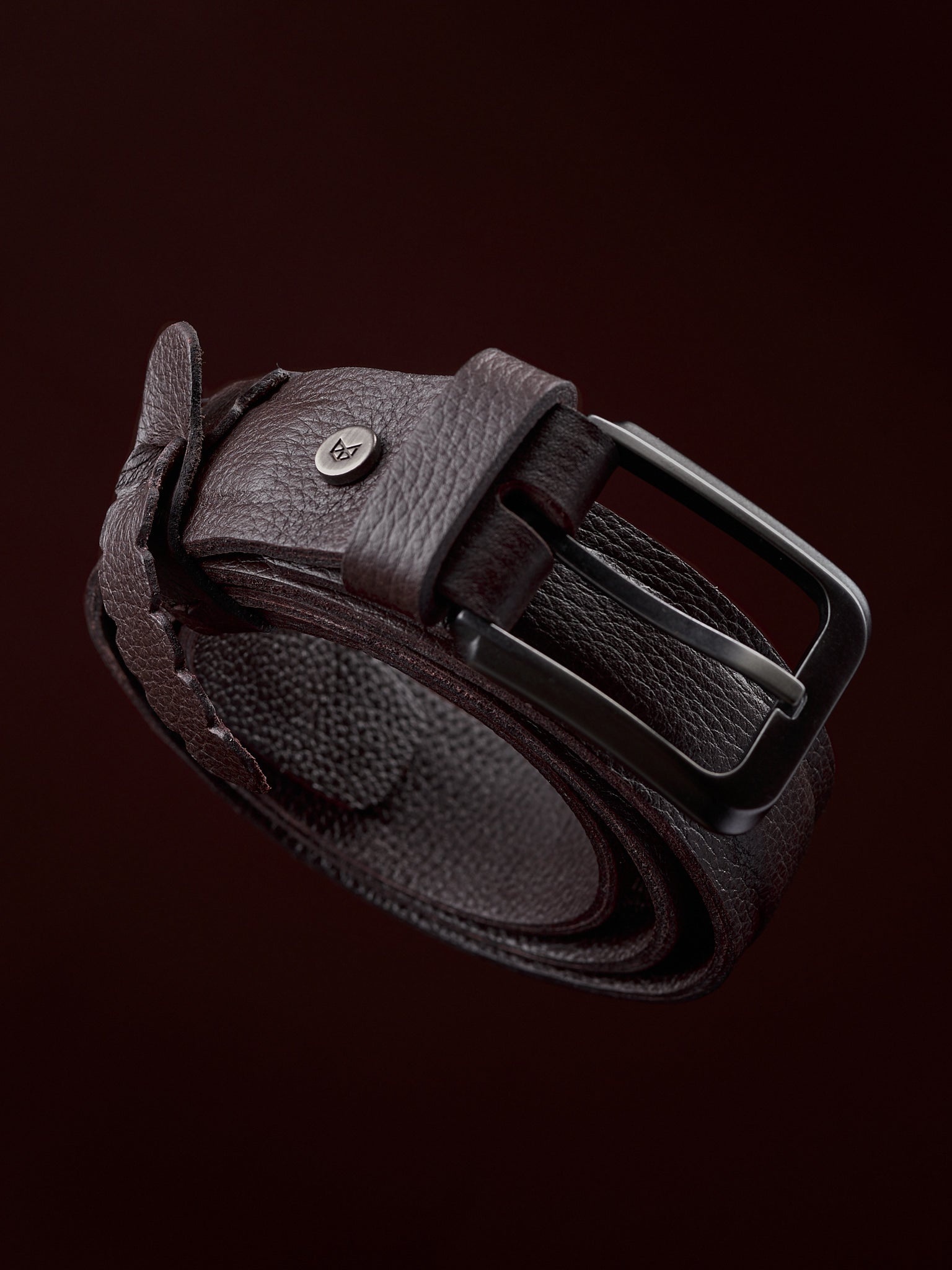 Belts for Men Dark Brown by Capra Leather