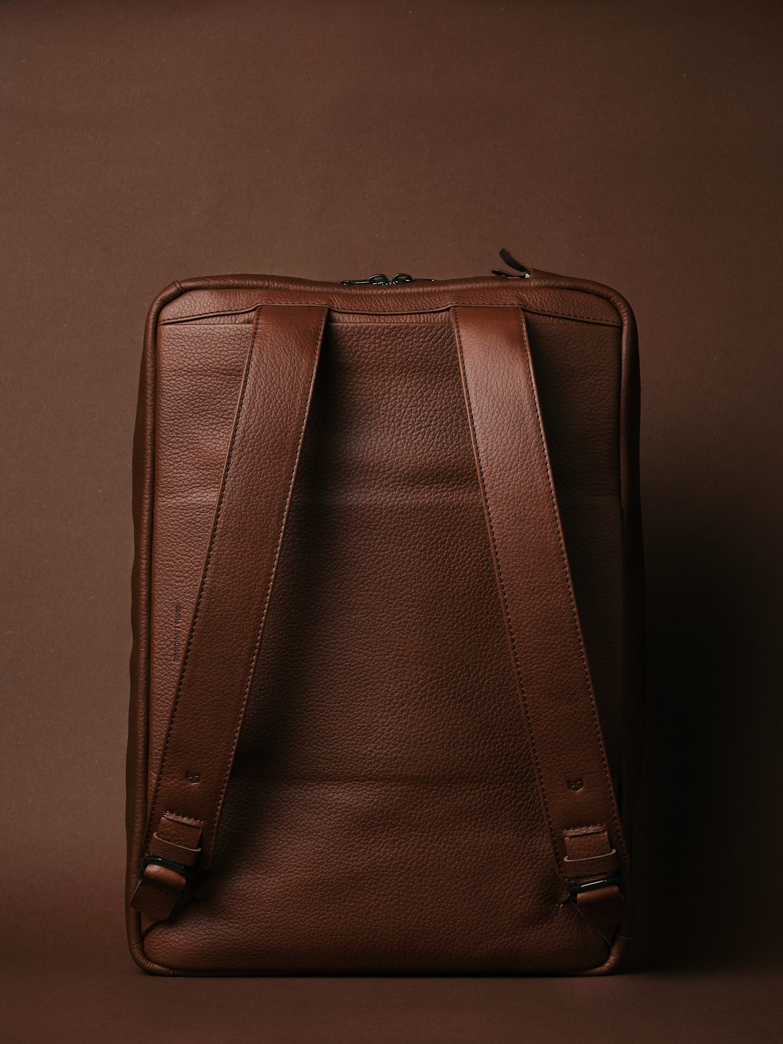 Briefcase Backpack · Brown by Capra Leather