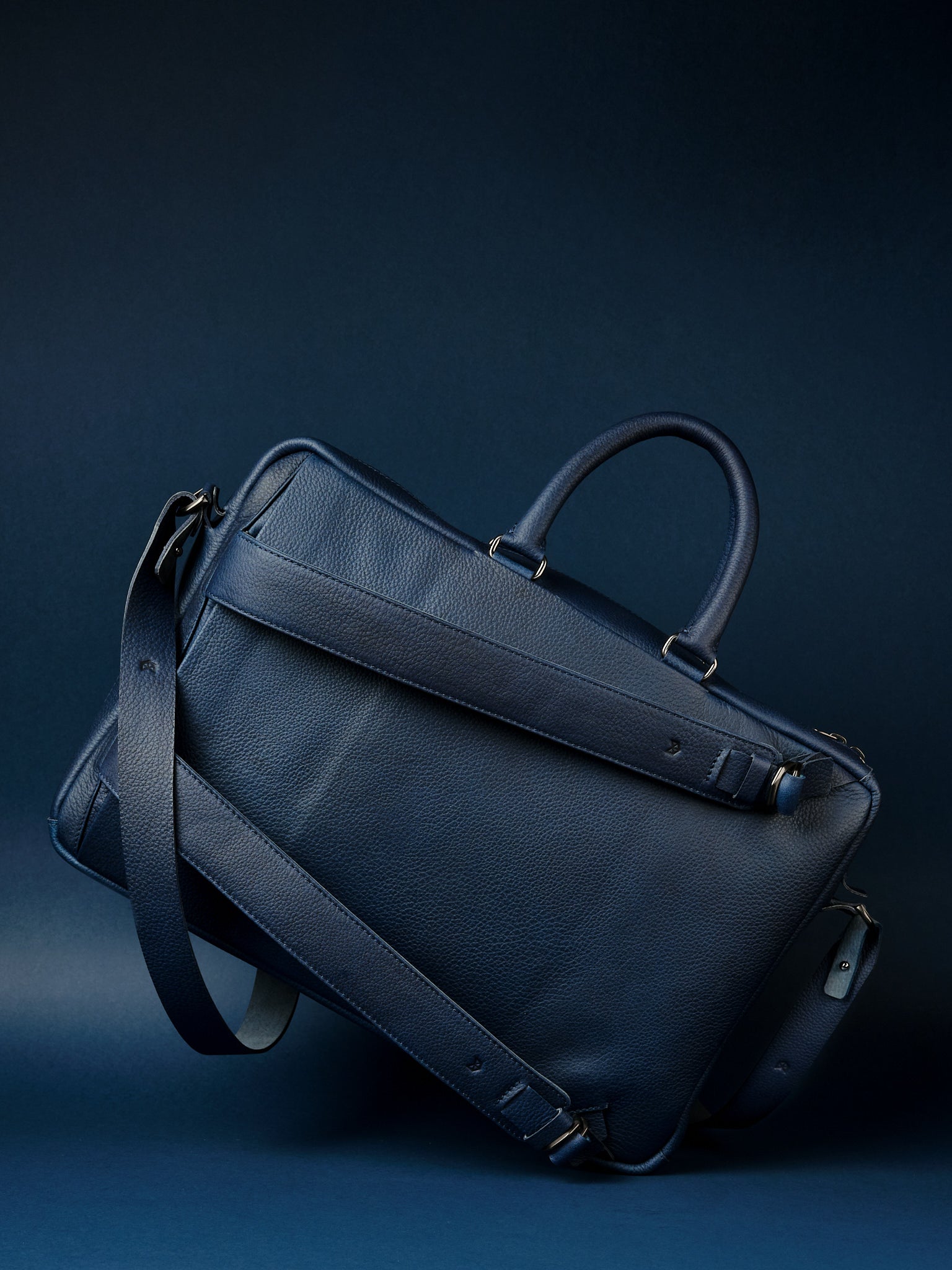 Briefcase Backpack · Navy Adjustable / With Strap / No Thanks
