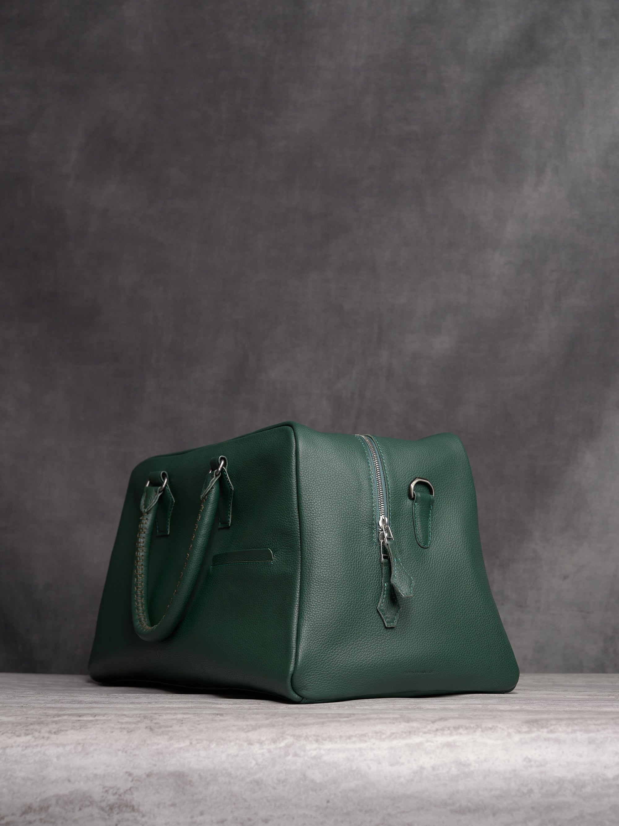 Cosimo Duffle Bag · Green by Capra Leather