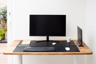 Desk Pad Organizer · Black - 12" x 24" / With Slot / No thanks