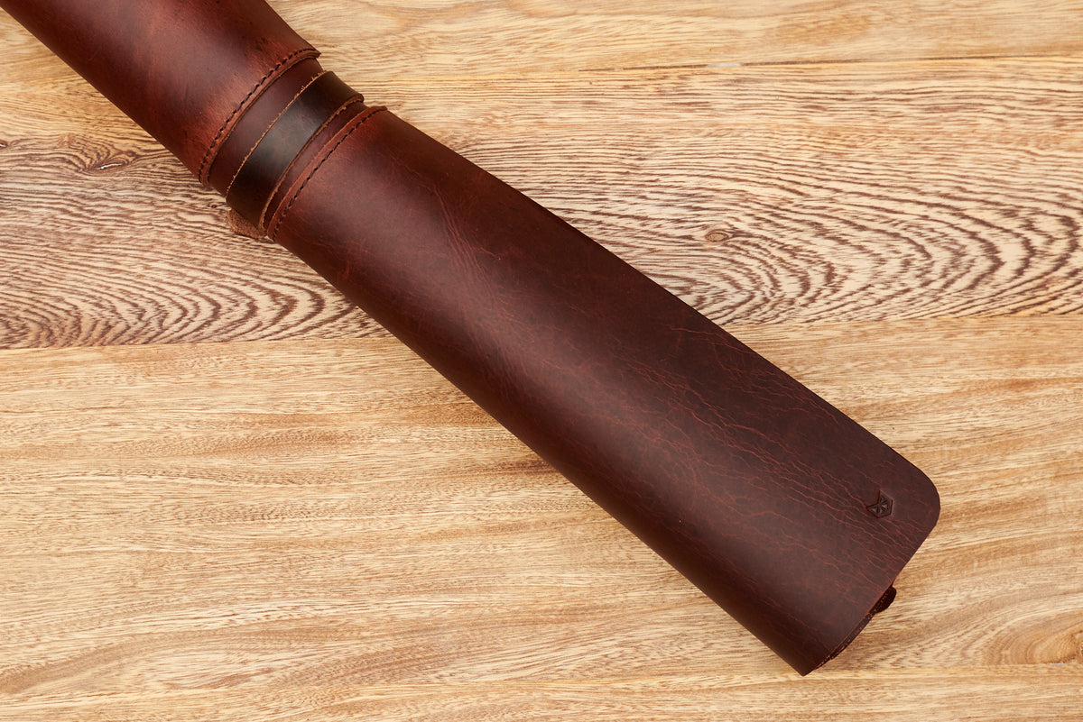 Elegant leather desk pad that protects and enhances your desk.