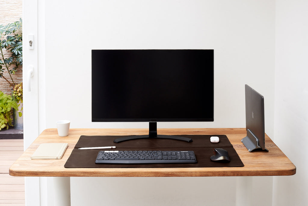 Desk Pad Organizer · Marron