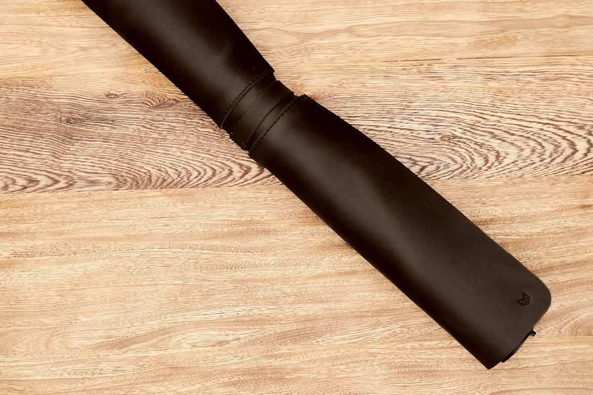 Smooth surface desk pad for enhanced comfort.