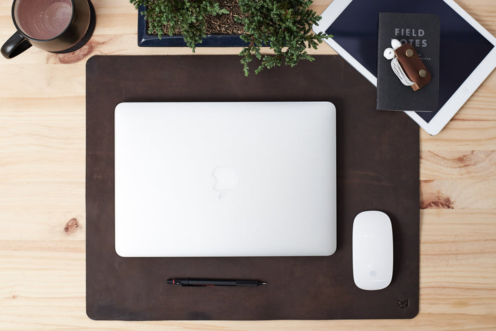 Custom Size Desk Pad · 23.8x47.4 IN · Marron