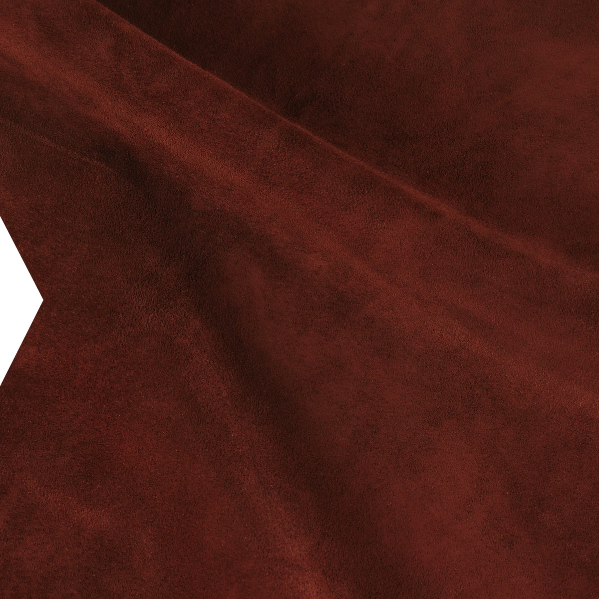 Close-up of brown kid suede used in Capra Leather bags and cases